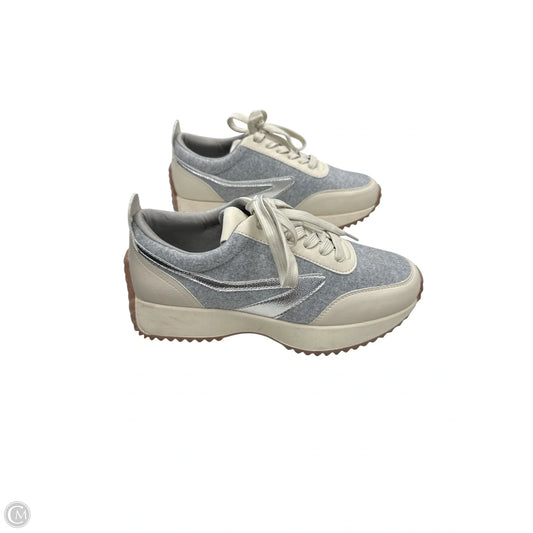 Shoes Sneakers By Dolce Vita In Cream & Grey, Size: 8