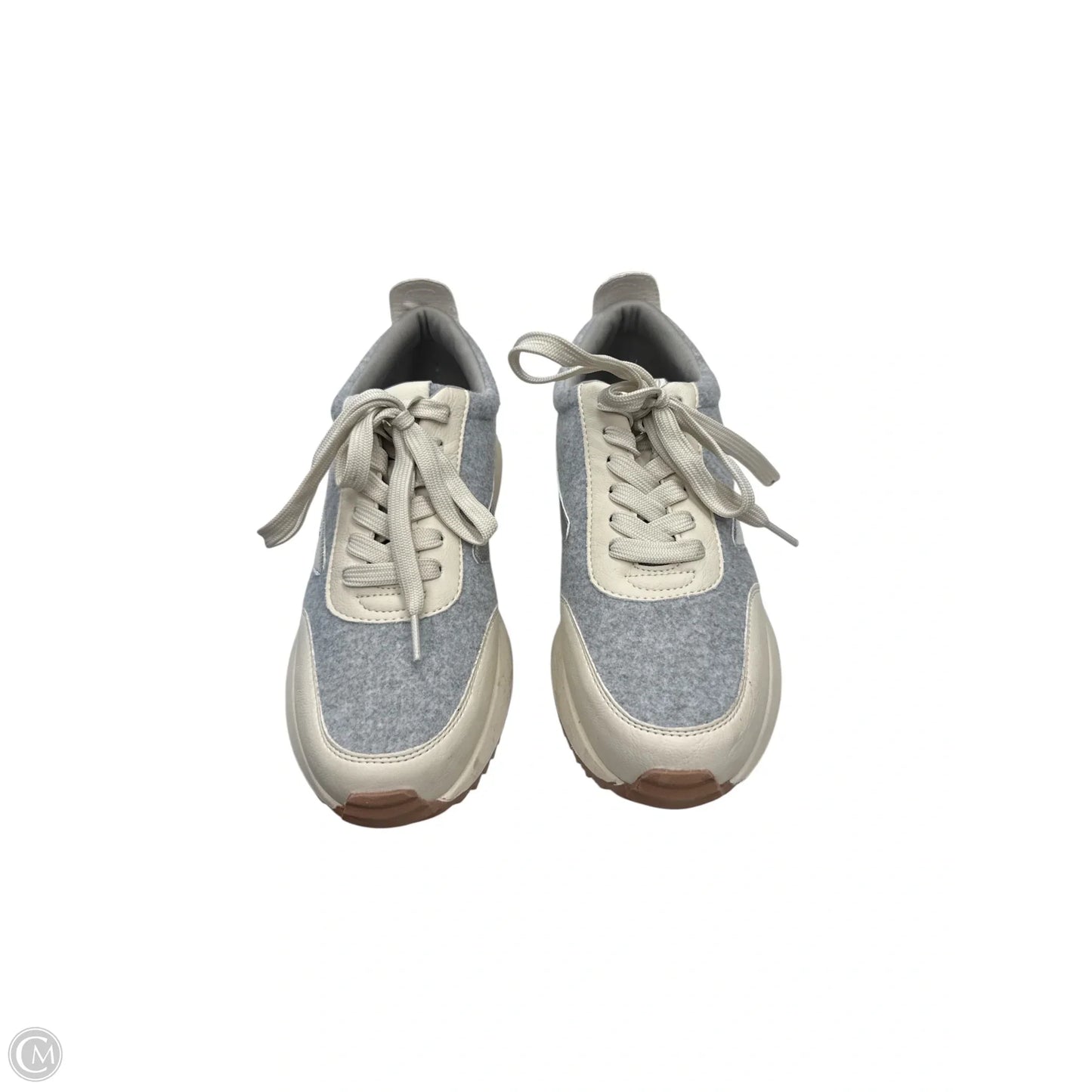 Shoes Sneakers By Dolce Vita In Cream & Grey, Size: 8
