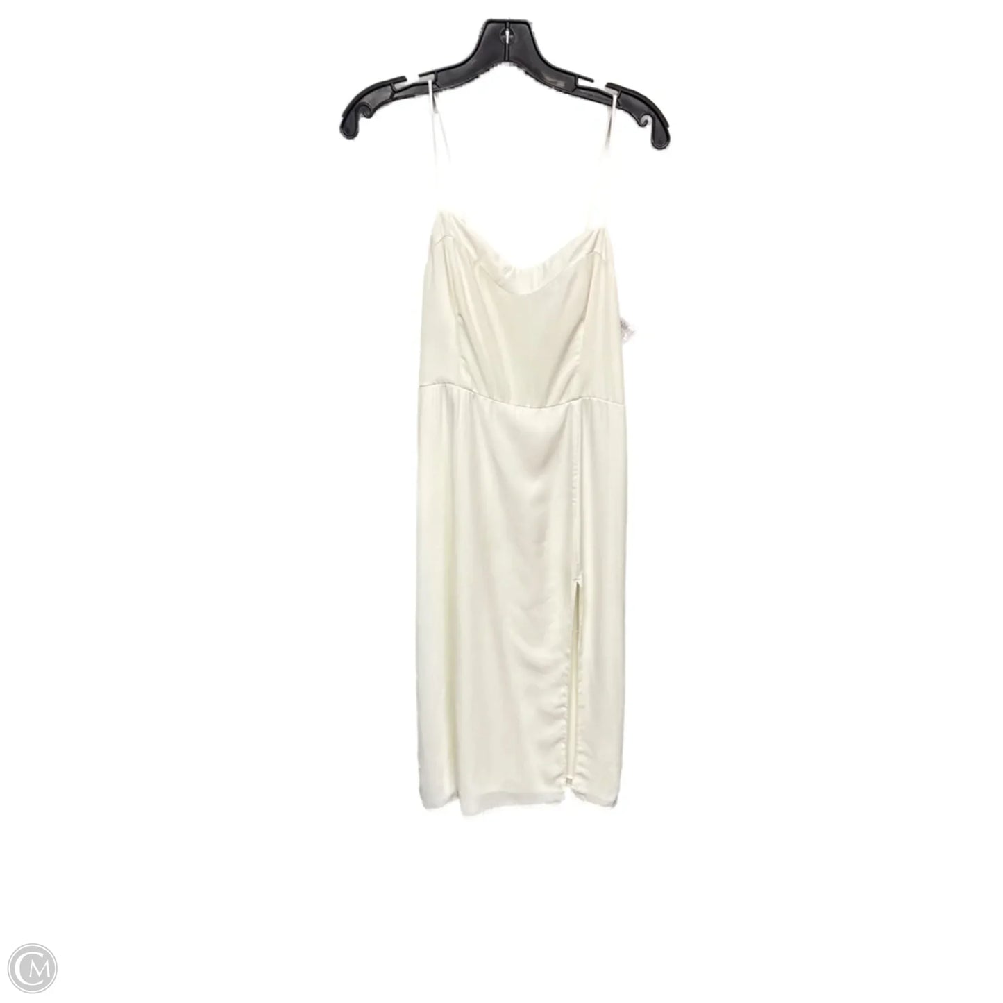 Dress Casual Midi By Abercrombie And Fitch In Ivory, Size: S