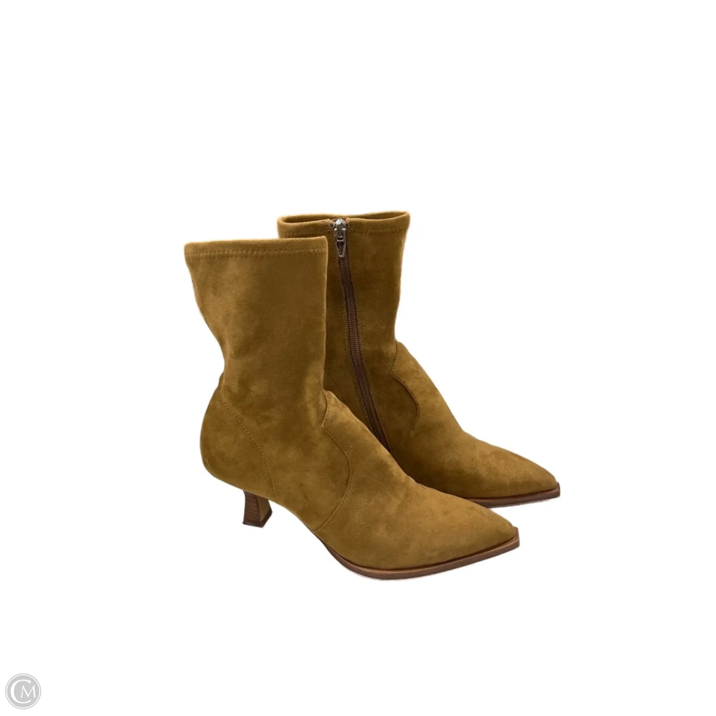 Boots Ankle Heels By Dolce Vita In Brown, Size: 6