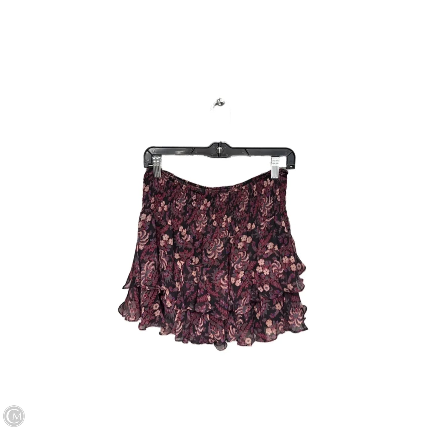 Skirt Mini & Short By Clothes Mentor In Black & Red, Size: S