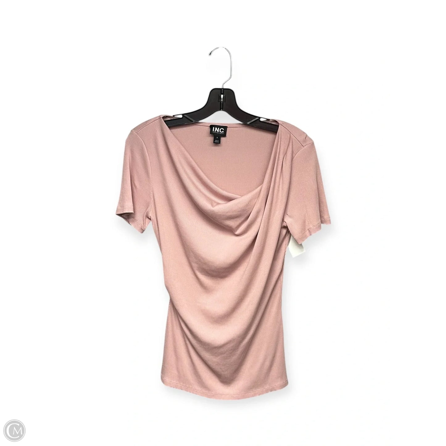 Top Short Sleeve By Inc In Pink, Size: S