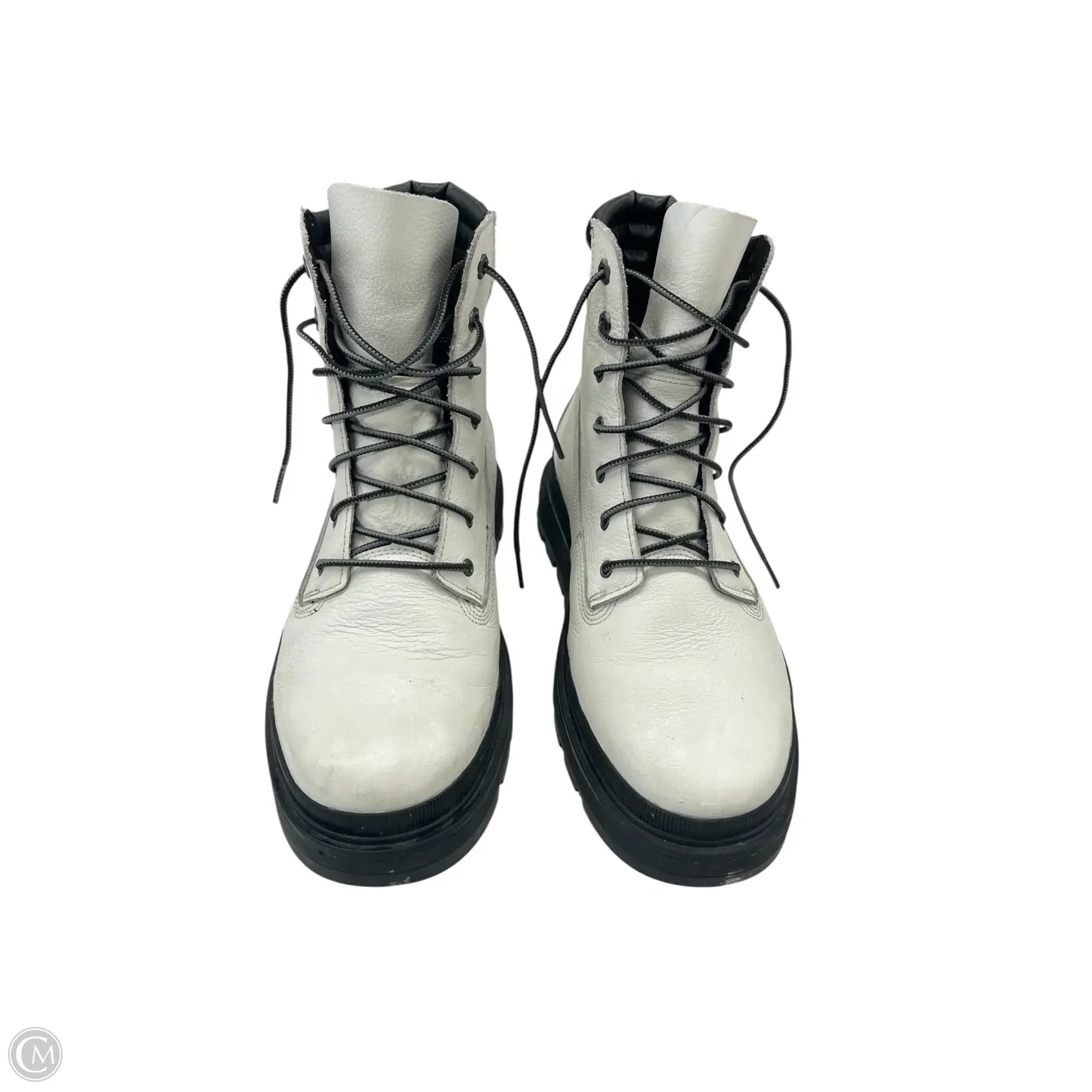 Boots Ankle Flats By Timberland In White, Size: 10