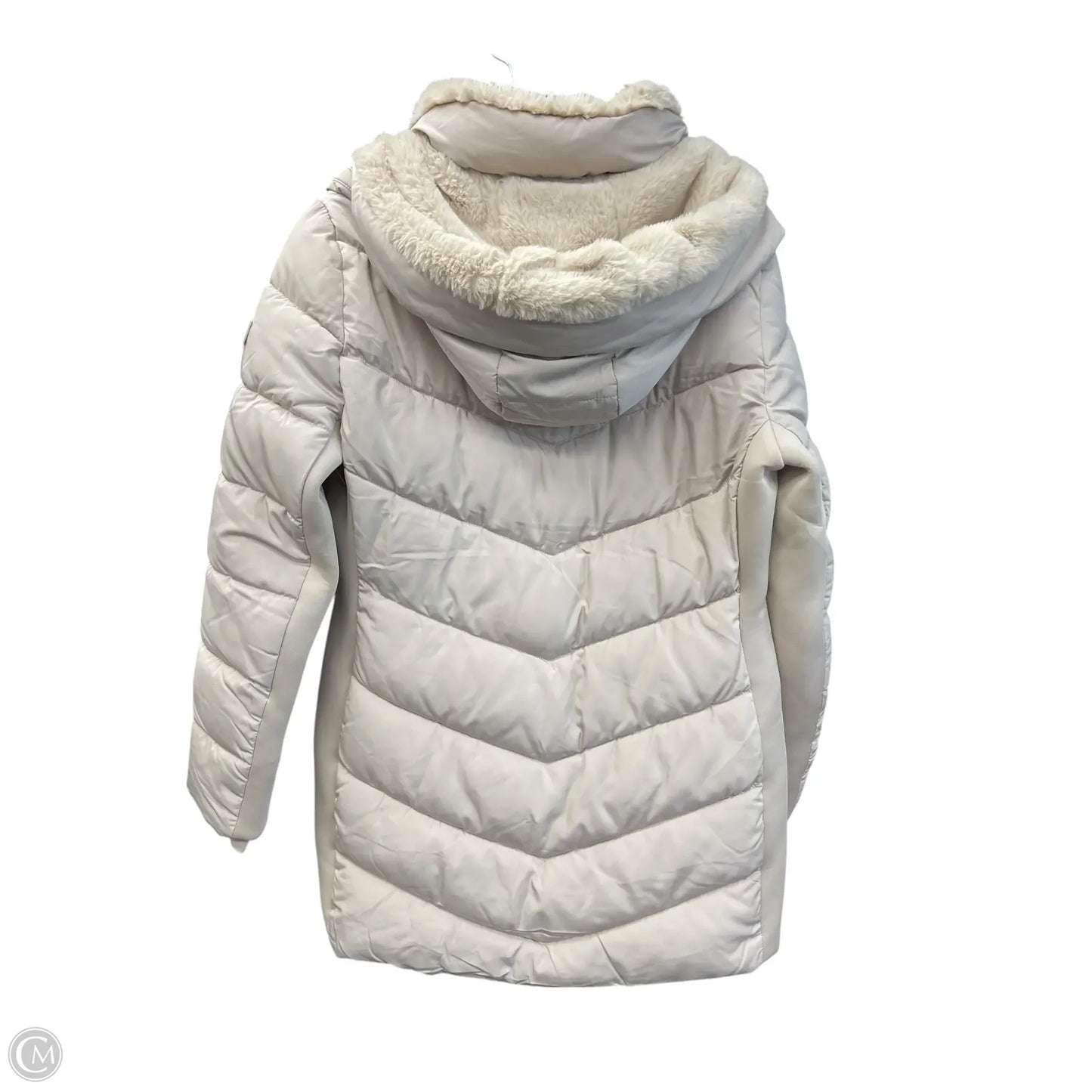 Jacket Puffer & Quilted By Andrew Marc In Tan, Size: S