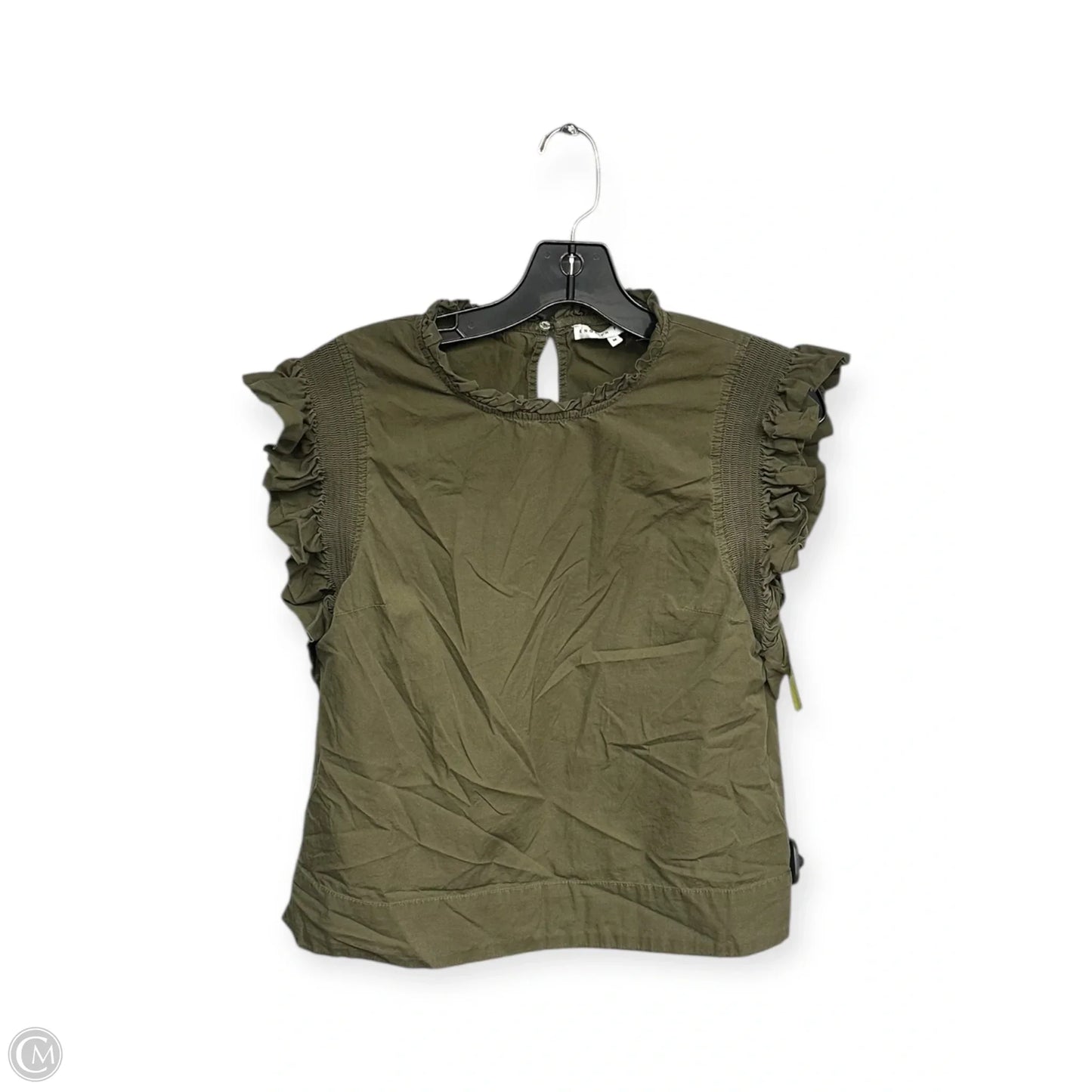Top Sleeveless By English Factory In Green, Size: M