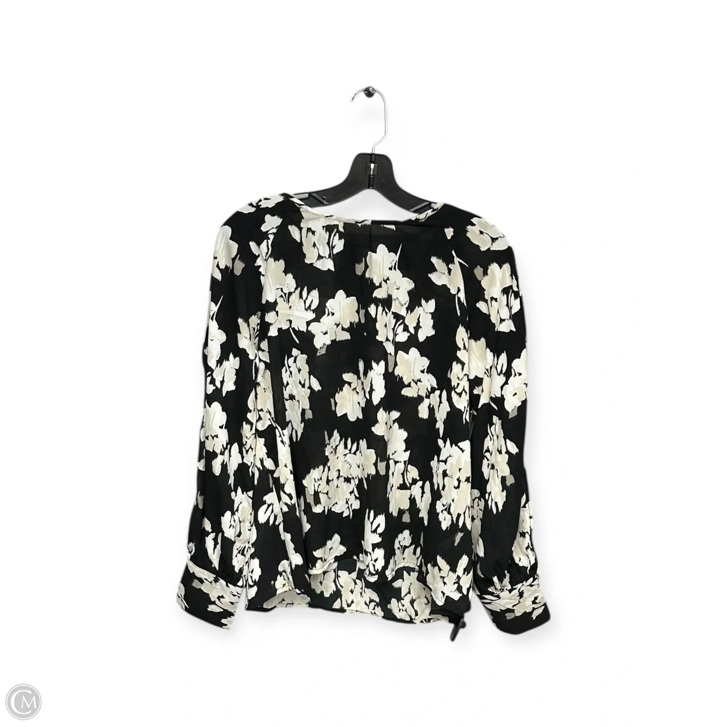 Top Long Sleeve By Maurices In Floral Print, Size: M