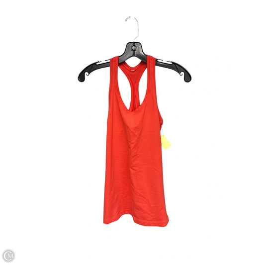 Athletic Tank Top By Lululemon In Orange, Size: S