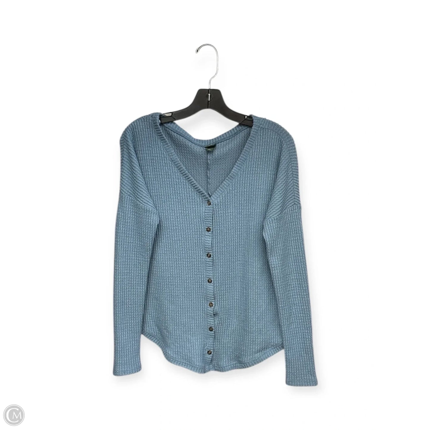 Top Long Sleeve By Wild Fable In Blue, Size: S