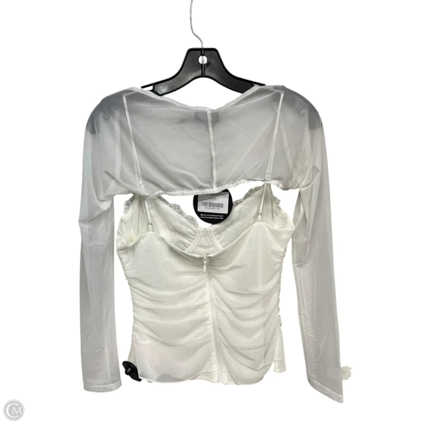 Top Sleeveless By White Fox In Ivory, Size: M