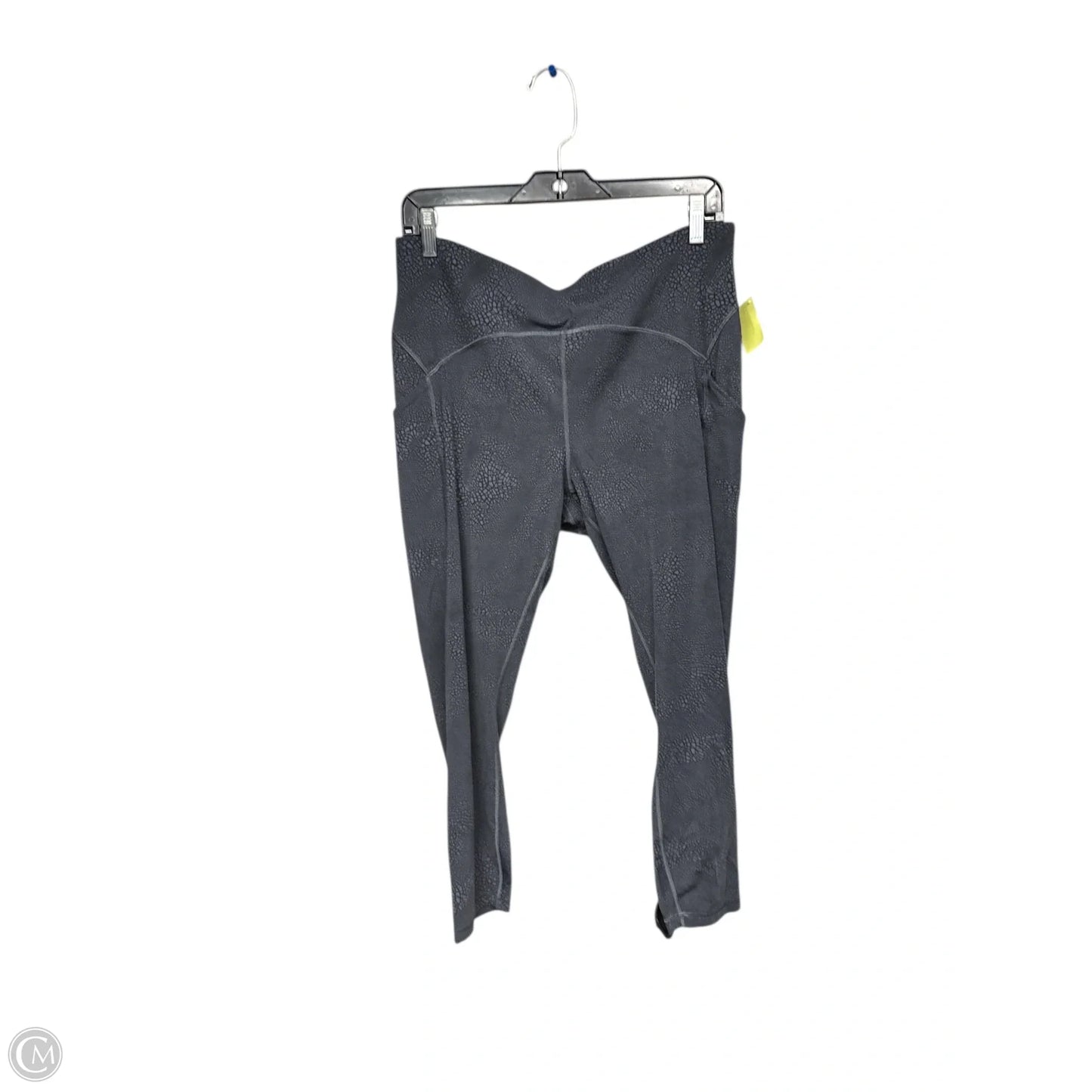 Athletic Capris By Lululemon In Grey, Size: 14