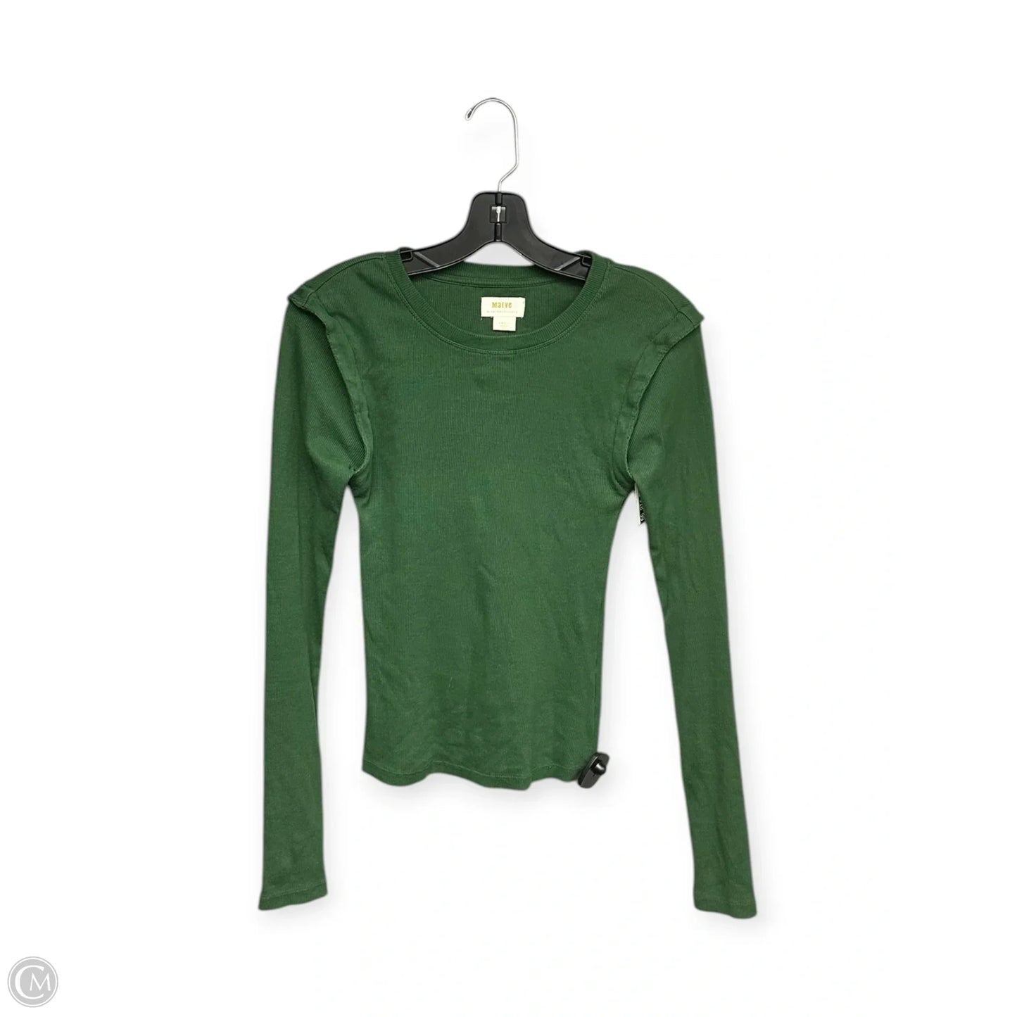 Top Long Sleeve By Maeve In Green, Size: S