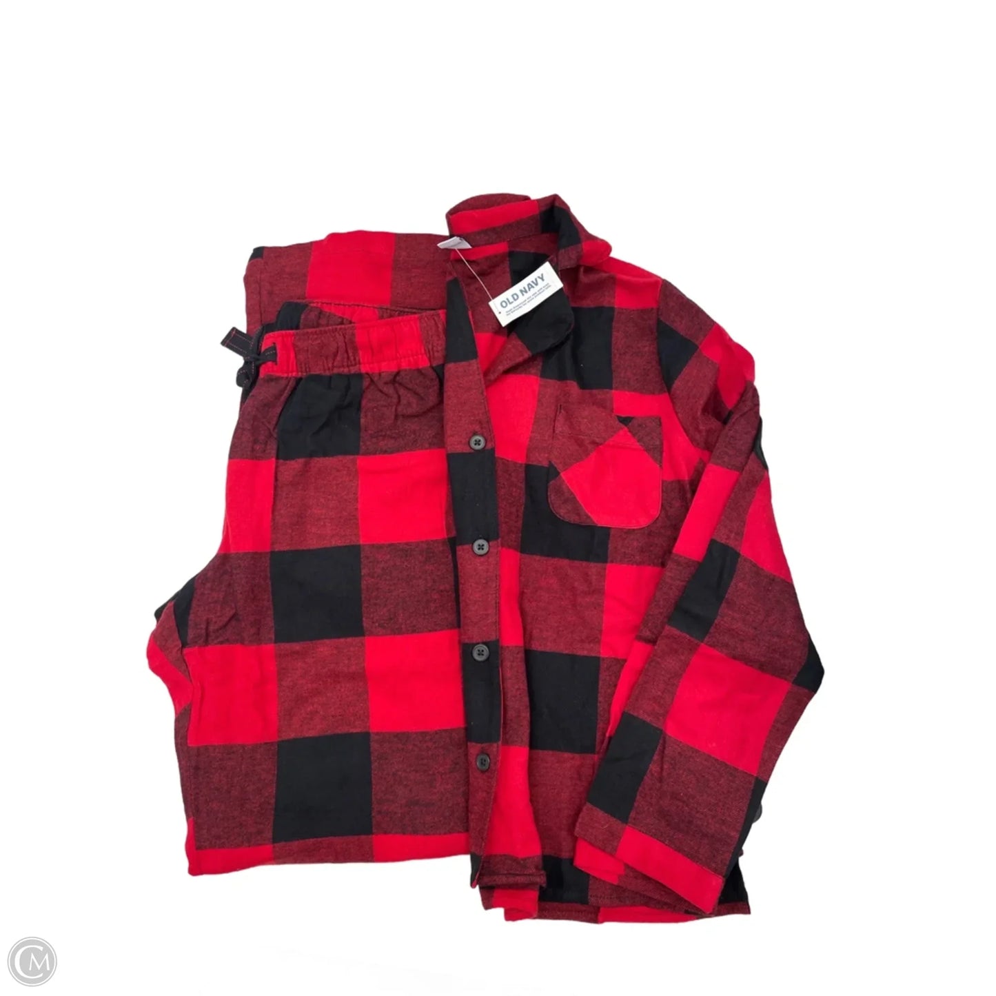Pajamas 2pc By Old Navy In Black & Red, Size: Xs