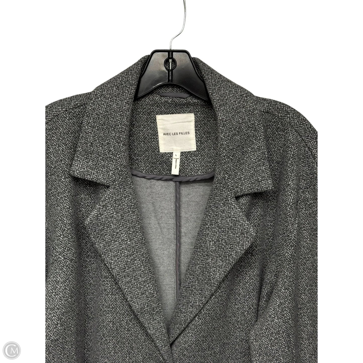 Blazer By Avec Les Filles In Grey, Size: L