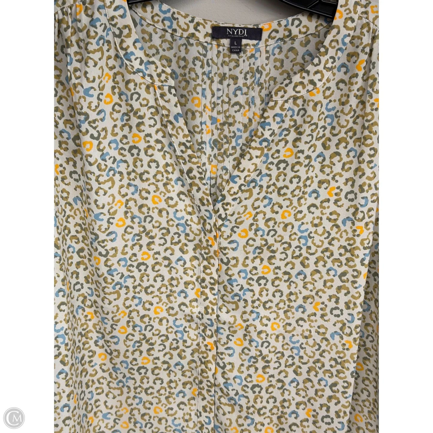 Top Sleeveless By Not Your Daughters Jeans In Animal Print, Size: L