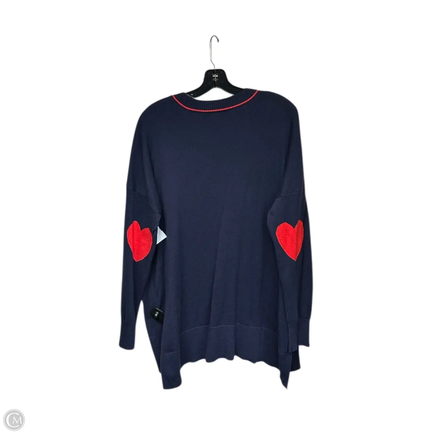 Sweater By Clothes Mentor In Navy, Size: L