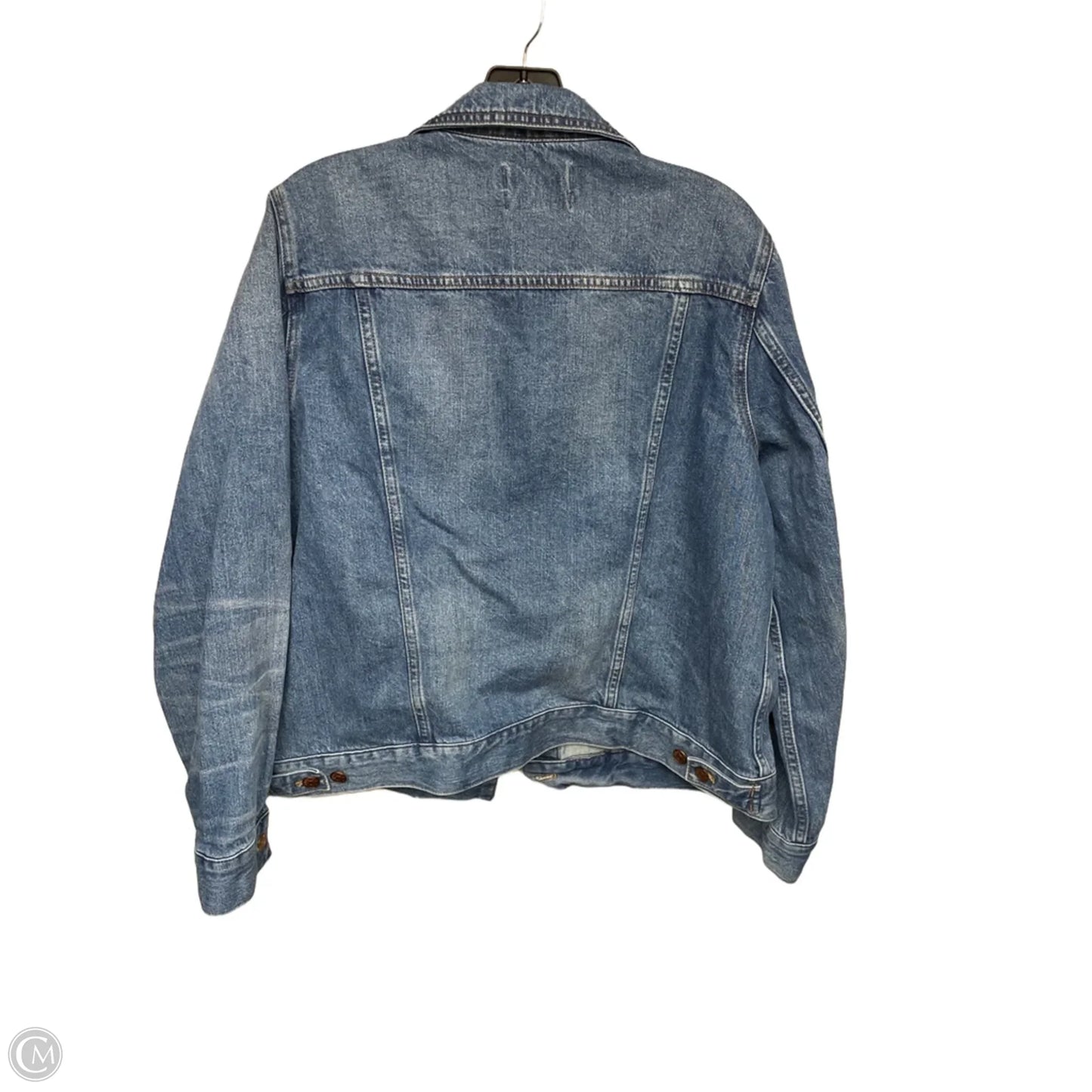 Jacket Denim By Madewell In Blue Denim, Size: 2x