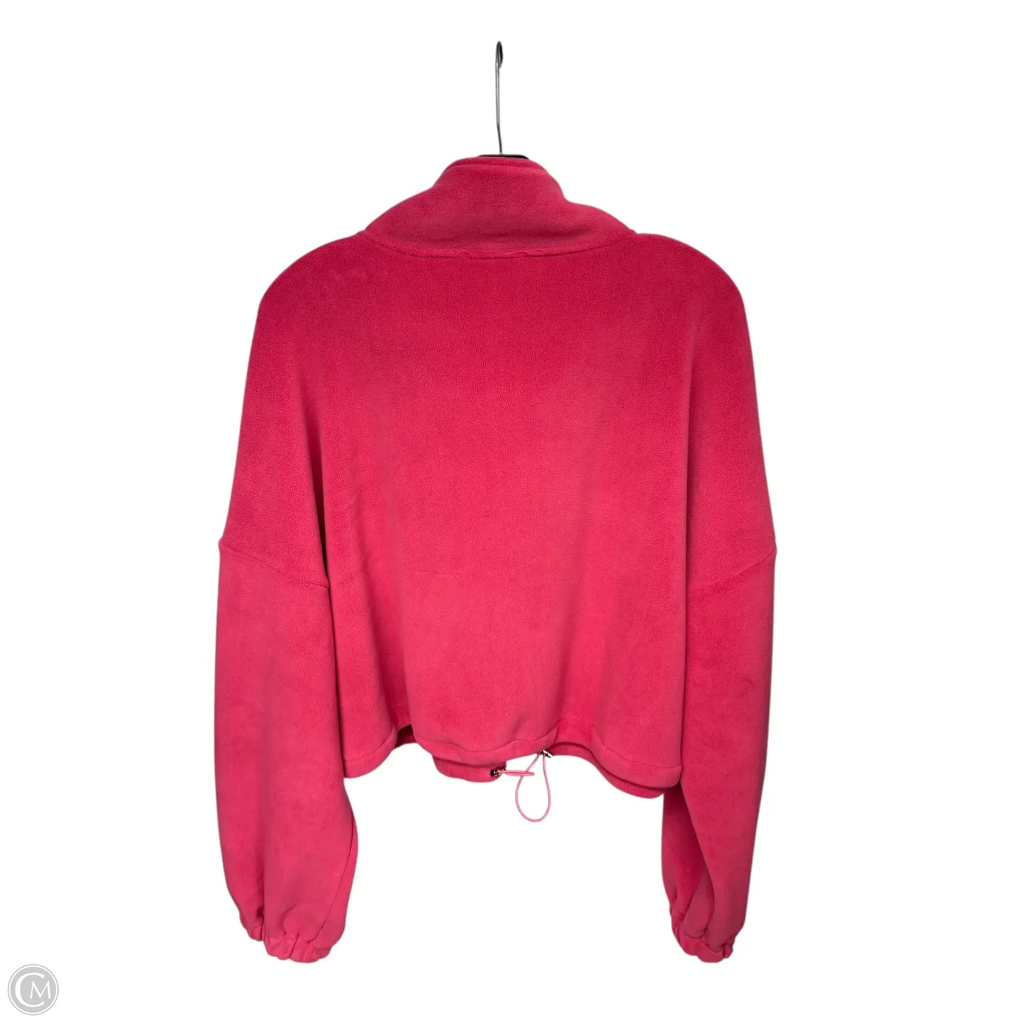 Sweatshirt Collar By Clothes Mentor In Pink, Size: L