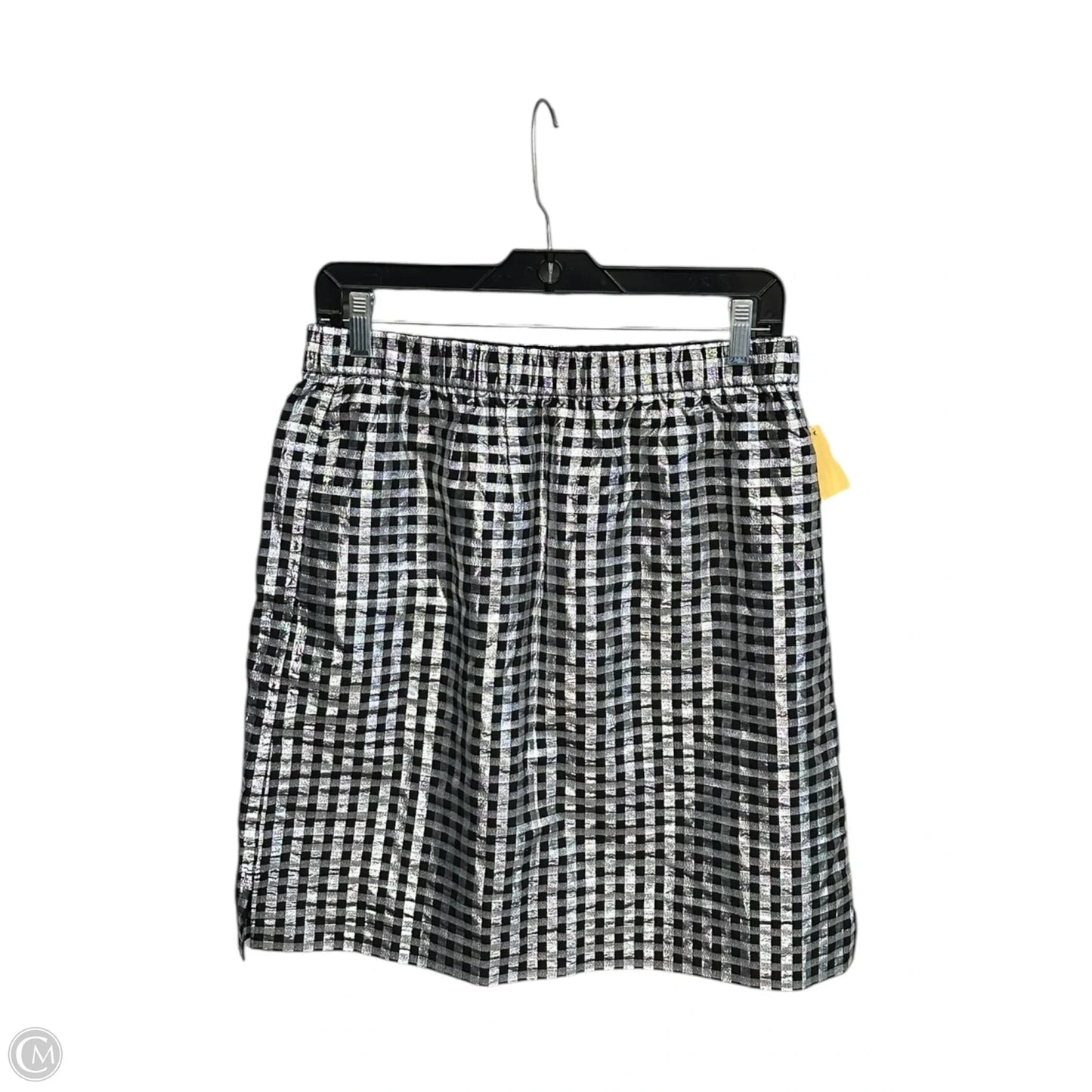 Skirt Mini & Short By J. Crew In Black & Silver, Size: M
