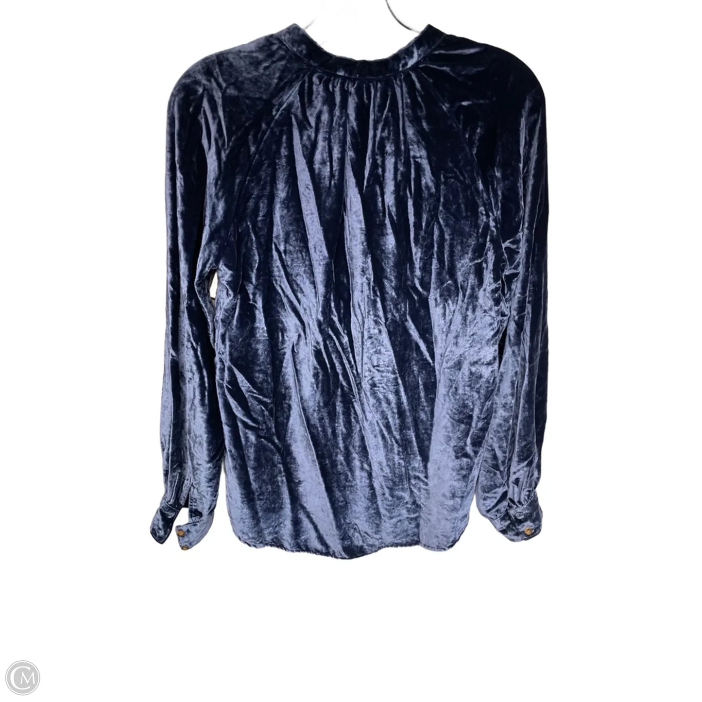 Top Long Sleeve By Pilcro In Blue, Size: S