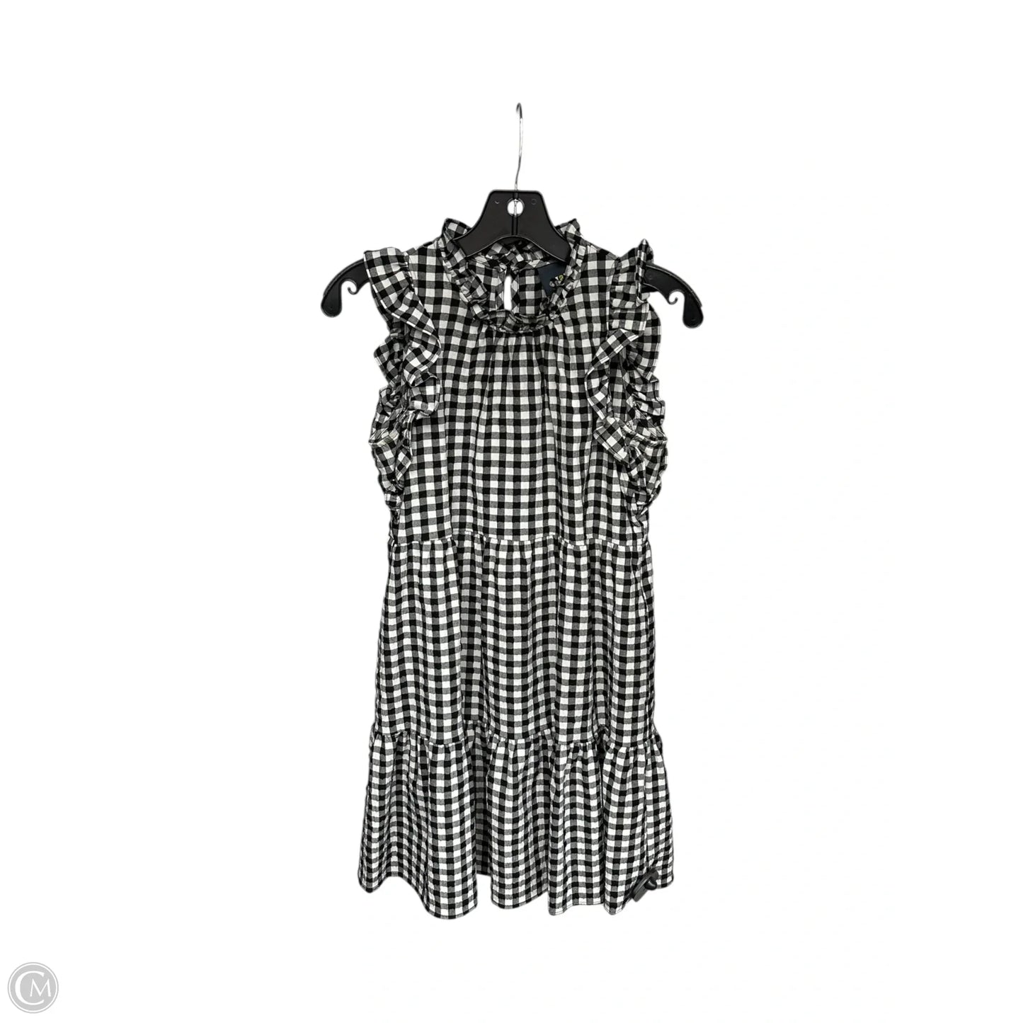 Dress Casual Short By Maeve In Black & White, Size: Xsp