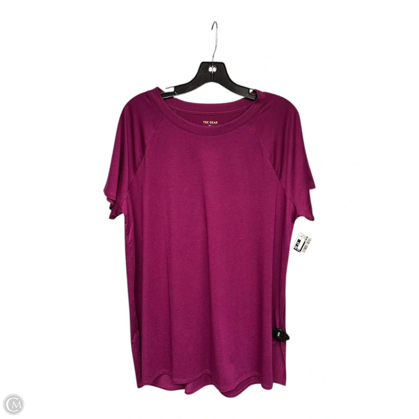 Top Short Sleeve By Tek Gear In Purple, Size: Xl