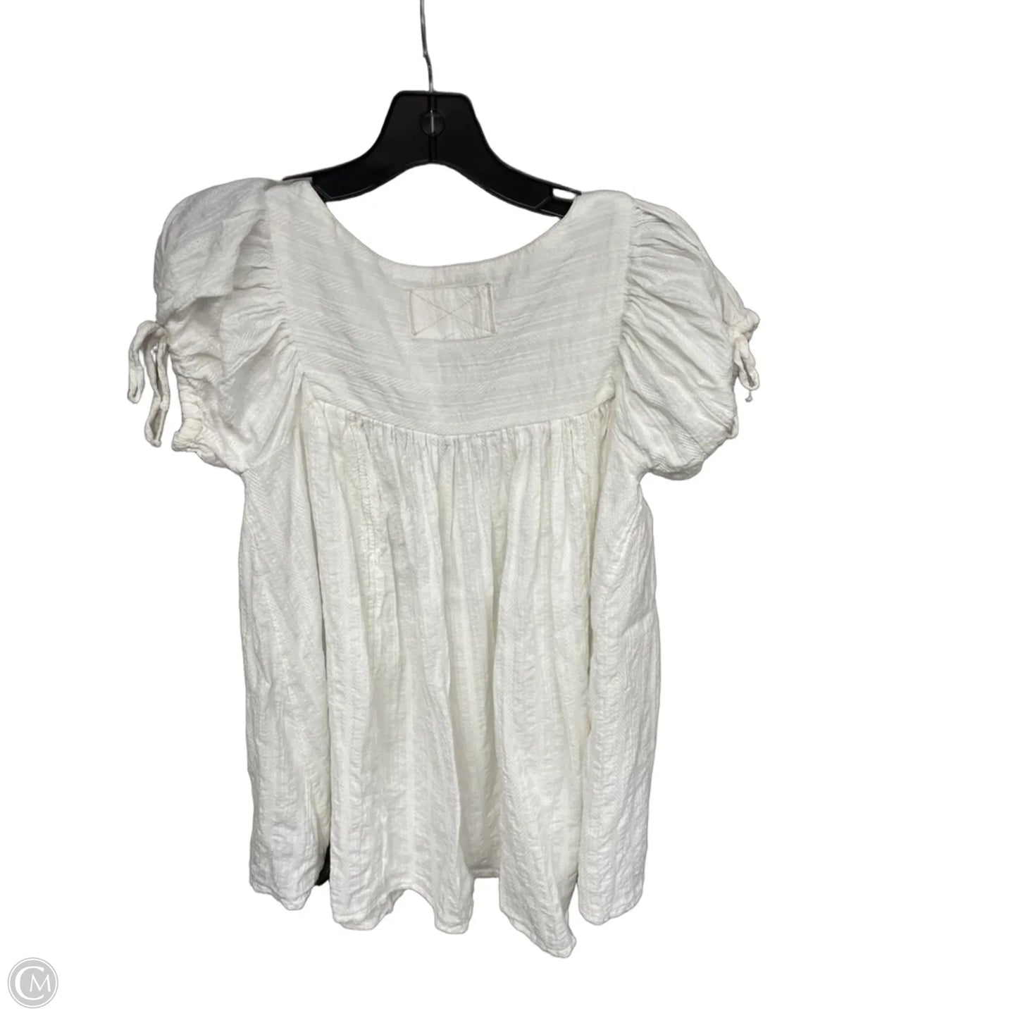 Tunic Short Sleeve By We The Free In Ivory, Size: Xs