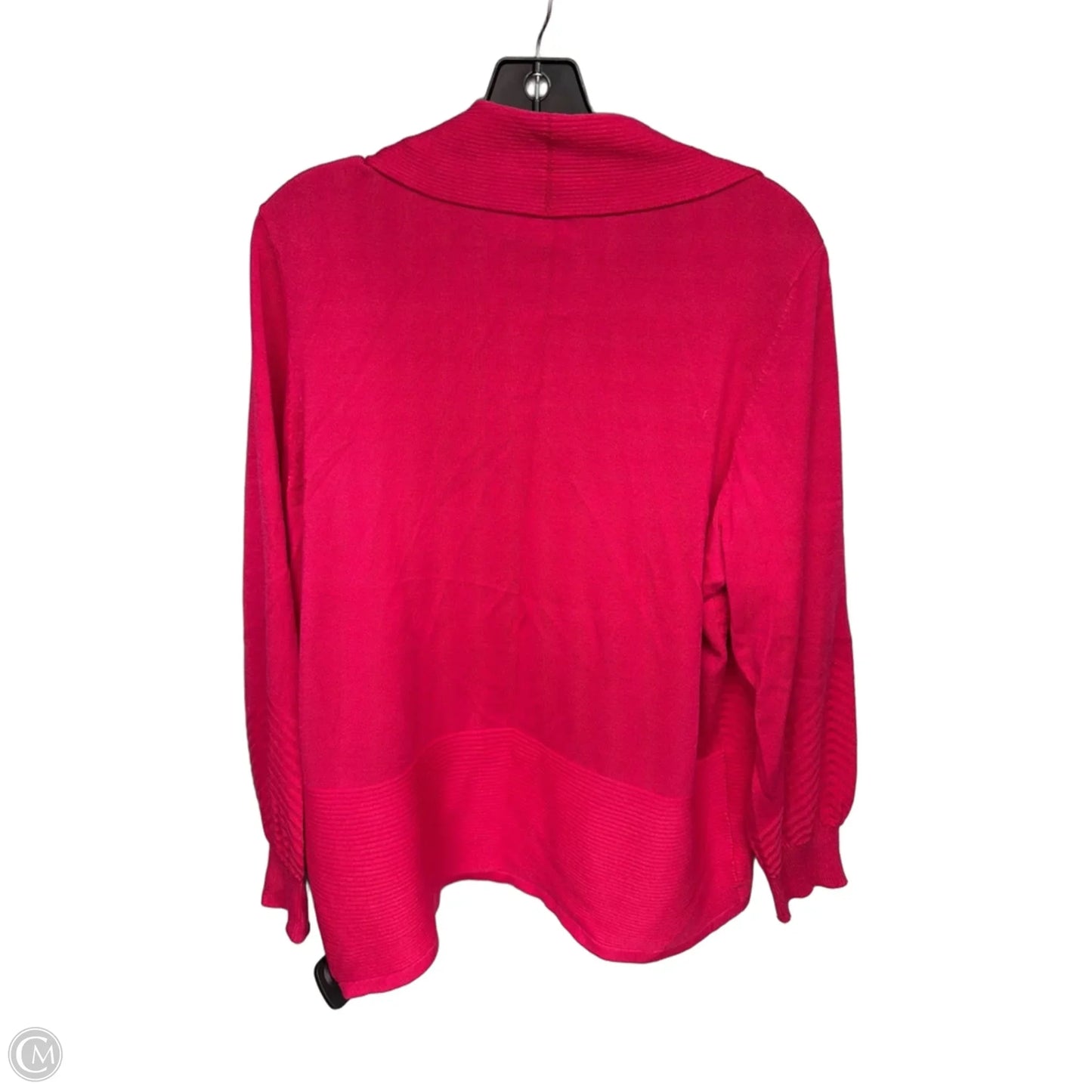 Cardigan By Liz Claiborne In Pink, Size: L