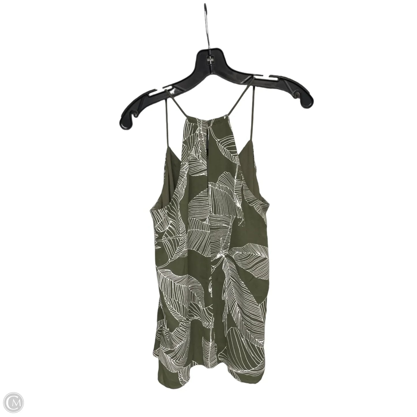 Top Sleeveless By Express In Green, Size: S