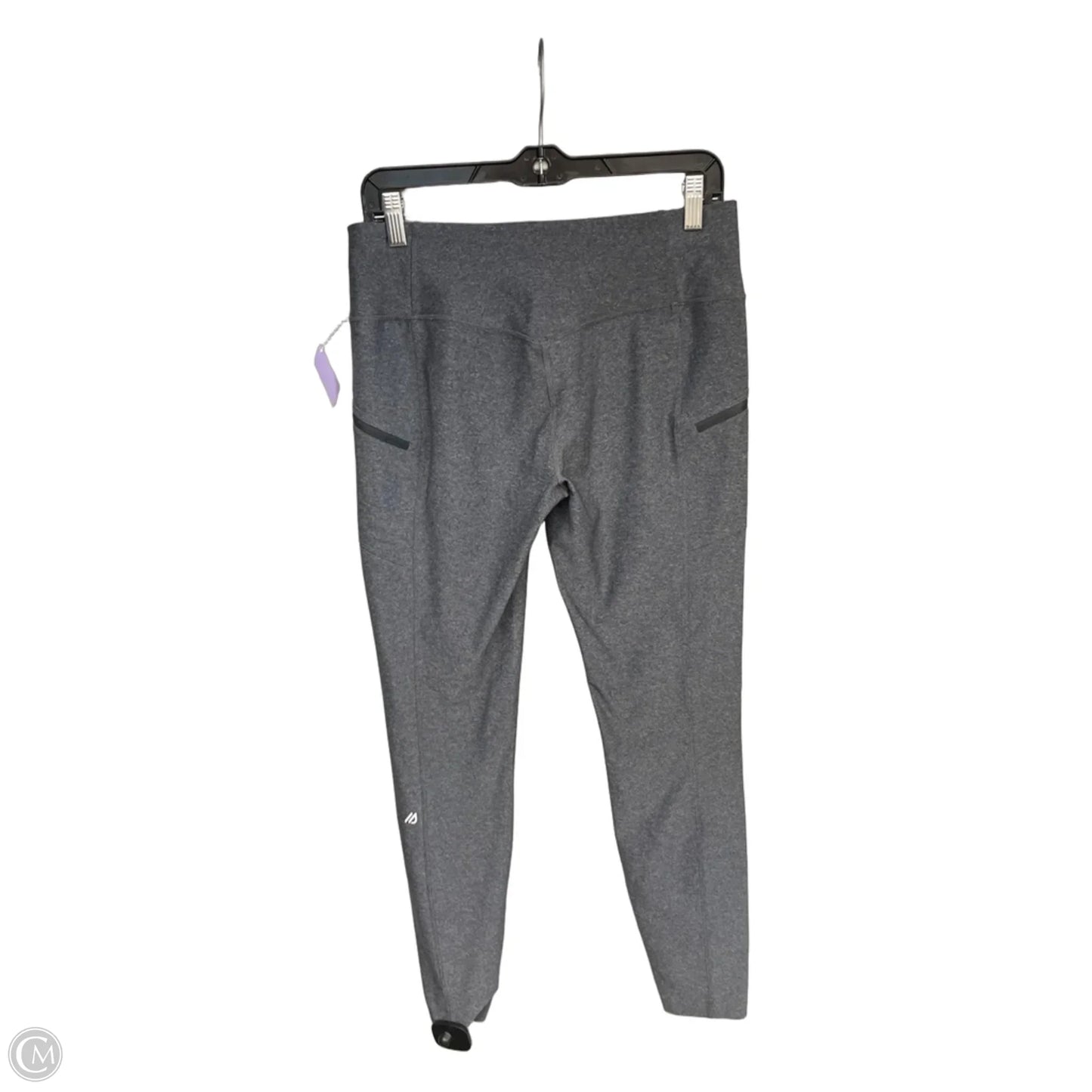 Athletic Leggings By Eddie Bauer In Grey, Size: M