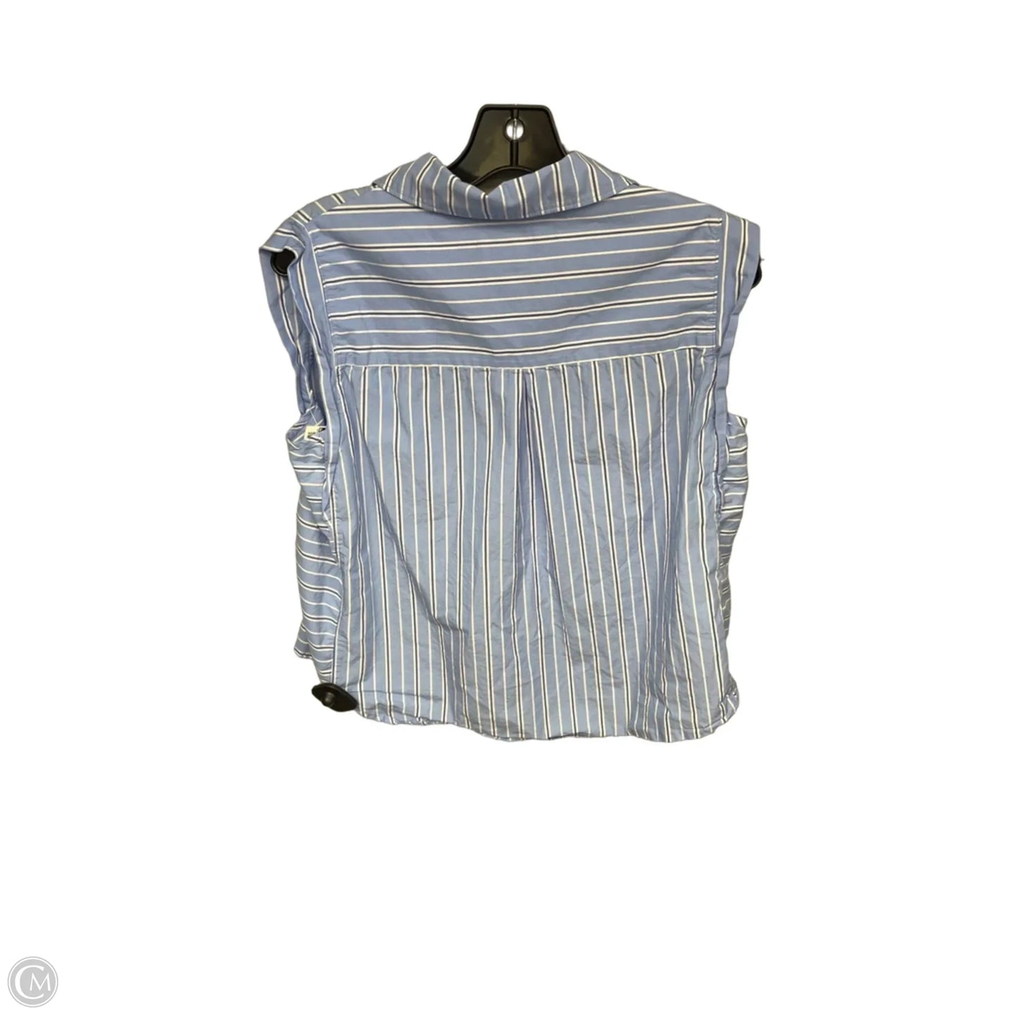 Top Sleeveless By Evereve In Blue, Size: L