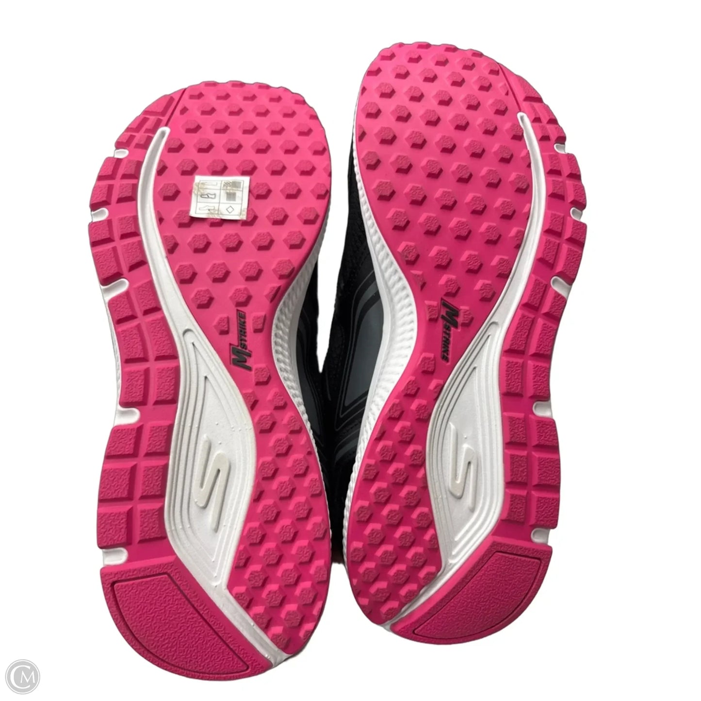 Shoes Athletic By Skechers In Black & Pink, Size: 11