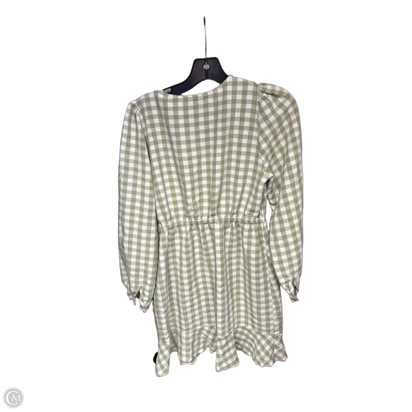 Dress Casual Short By Vero Moda In Green & White, Size: S