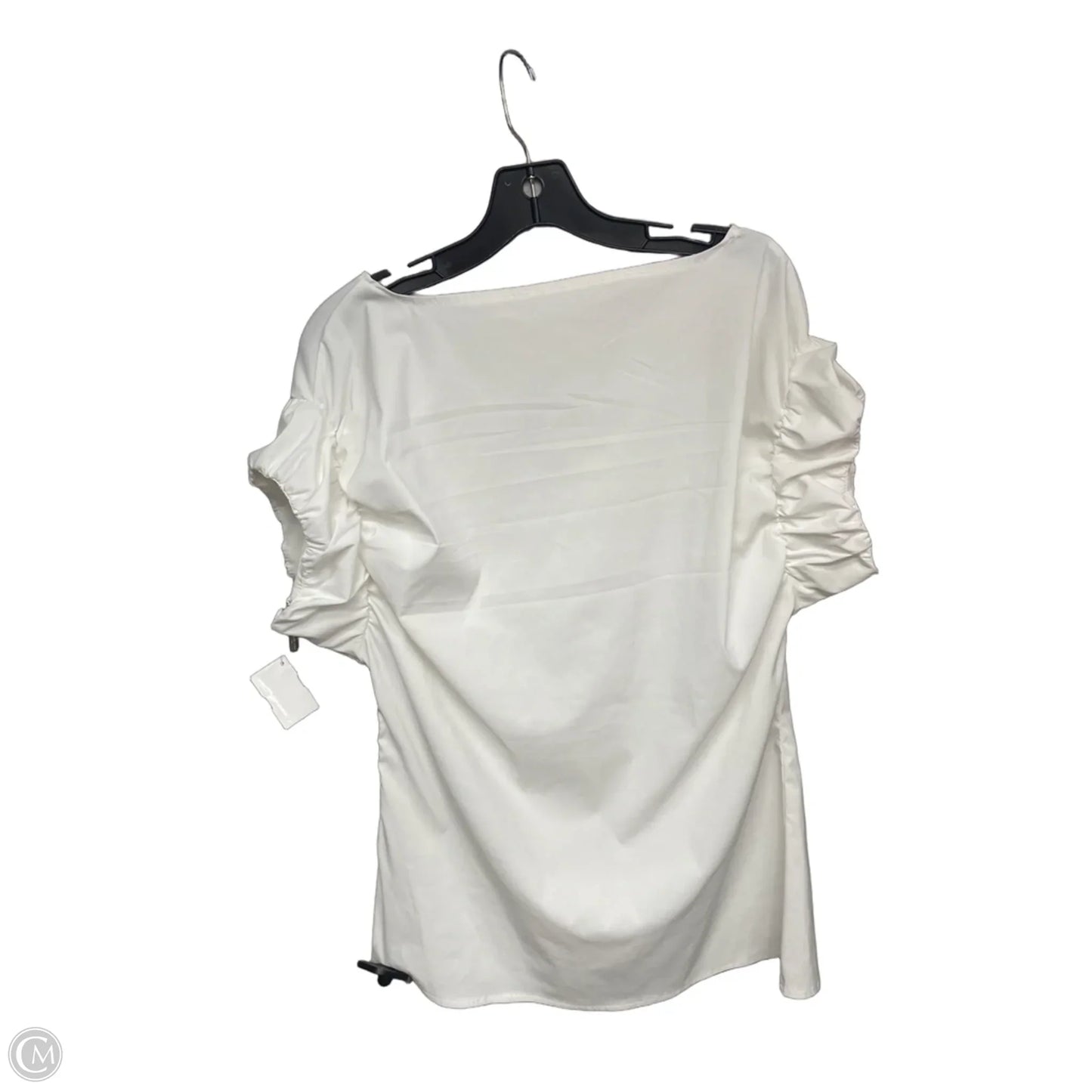 Top Short Sleeve By Clothes Mentor In White, Size: Xxl