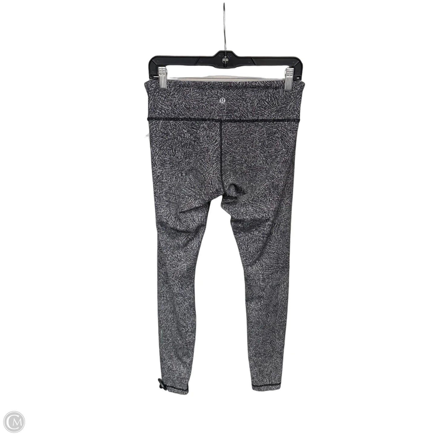 Athletic Leggings By Lululemon In Black & White, Size: 8