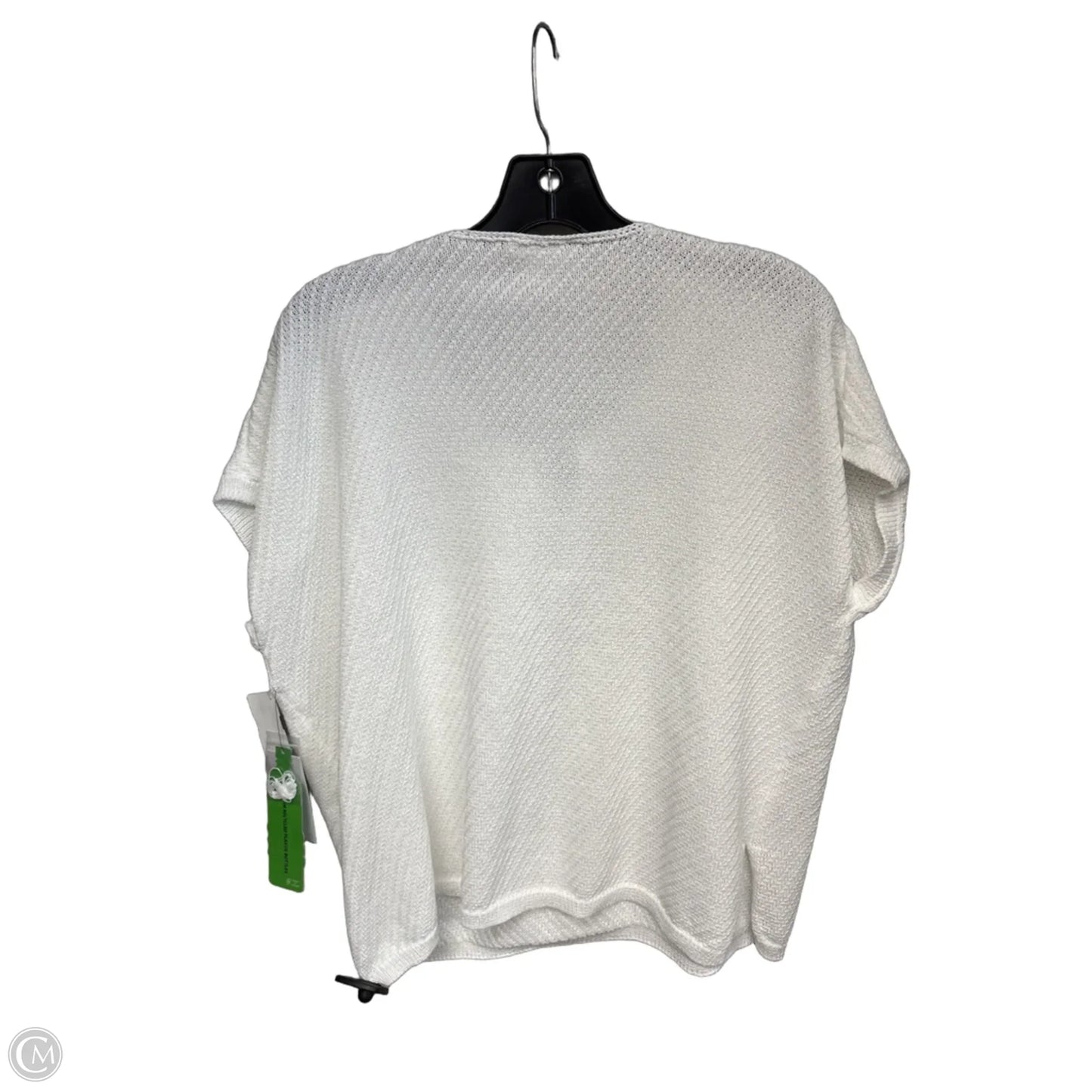 Top Short Sleeve By Tribal In White, Size: L