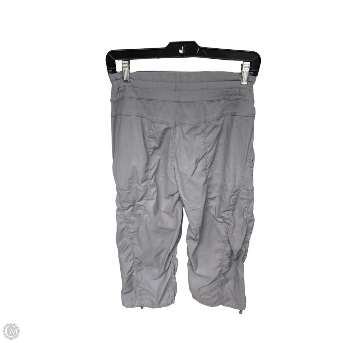 Athletic Capris By Lululemon In Grey, Size: 6