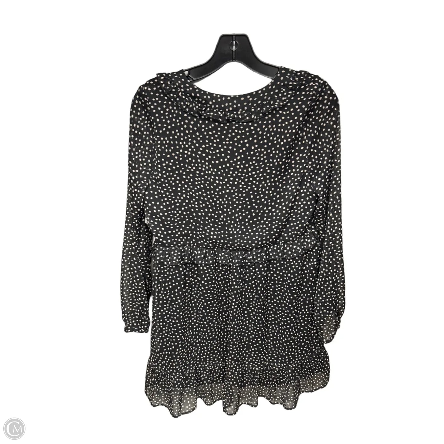 Dress Casual Short By Zara In Polkadot Pattern, Size: Xs