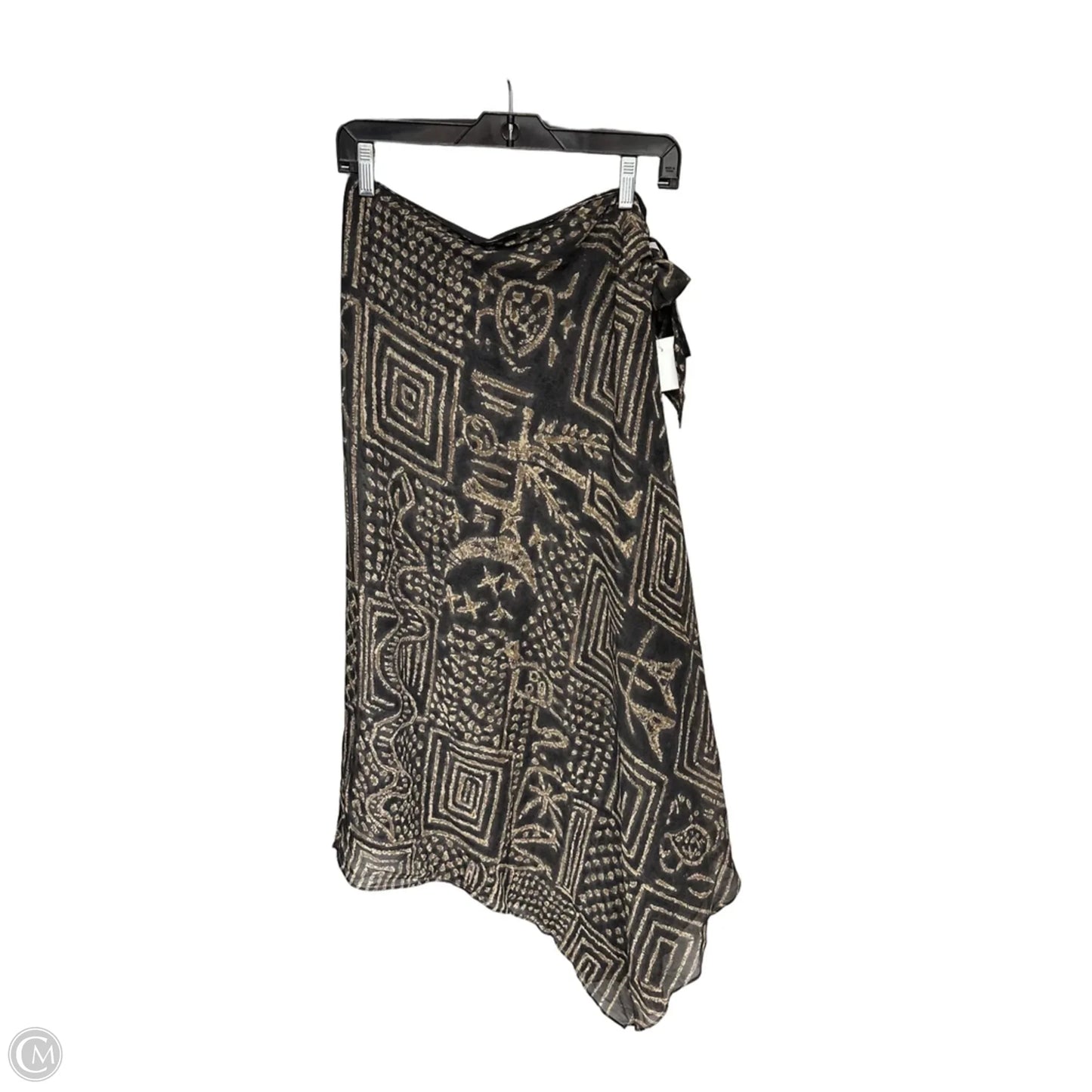 Skirt Maxi By Lauren By Ralph Lauren In Black & Brown, Size: S
