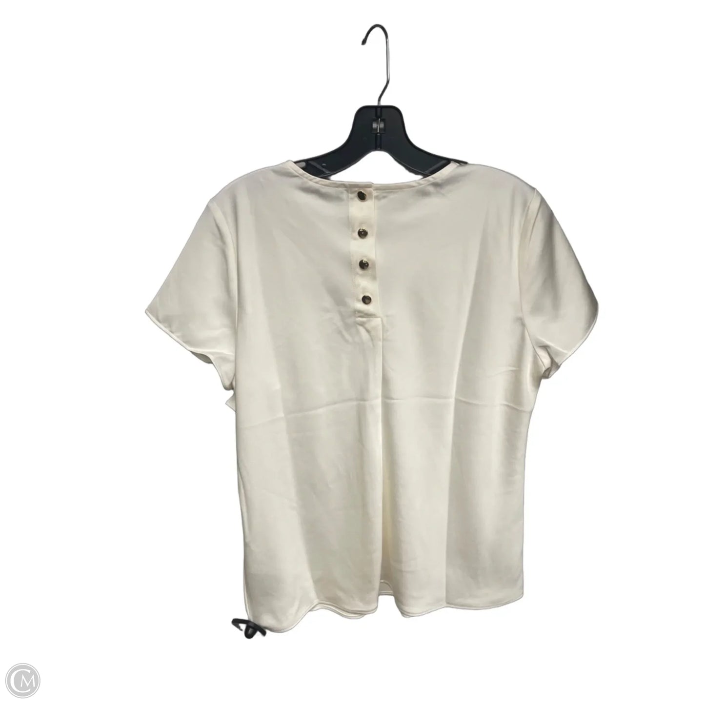 Top Short Sleeve By J. Crew In Ivory, Size: M
