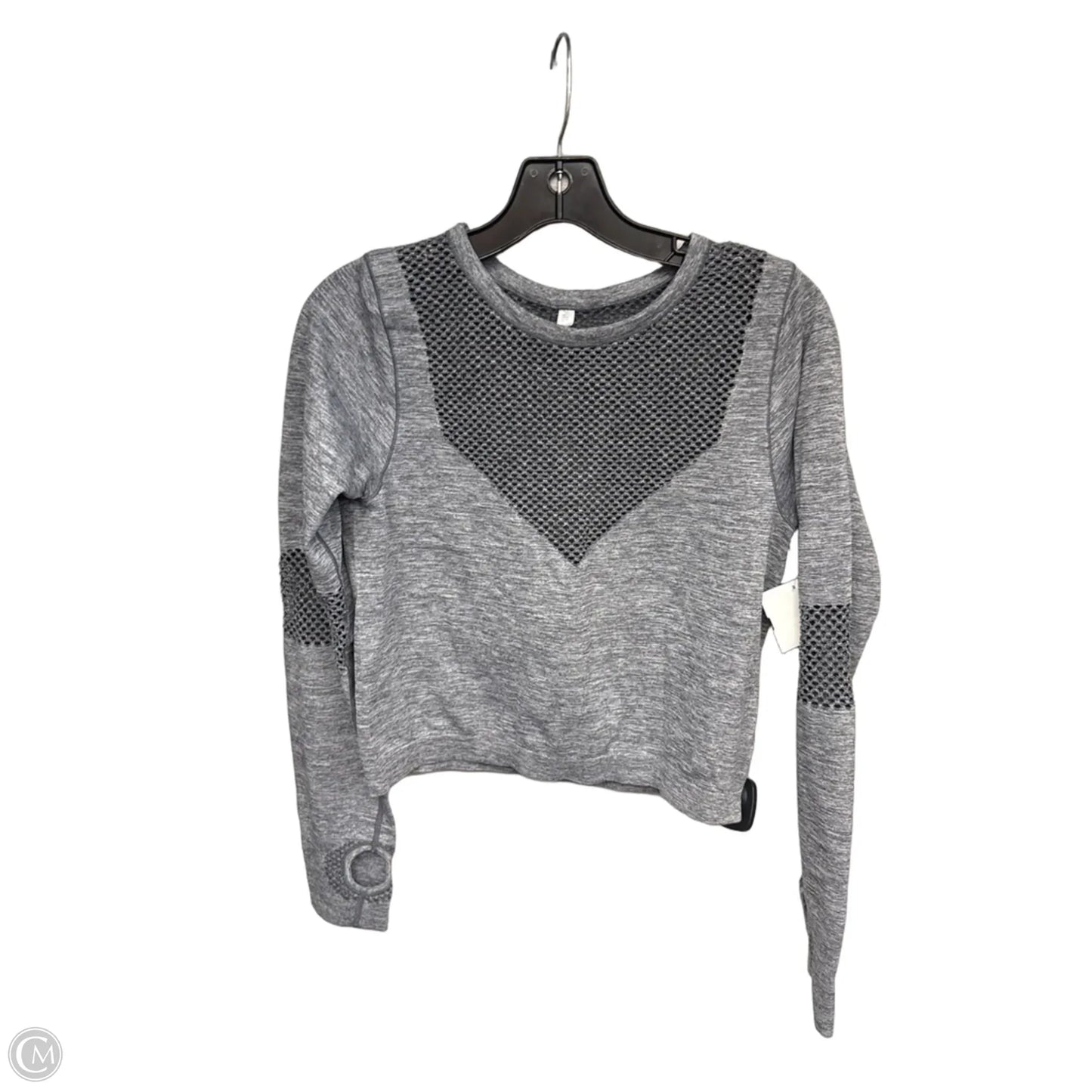 Athletic Top Long Sleeve Crewneck By Target In Grey, Size: S