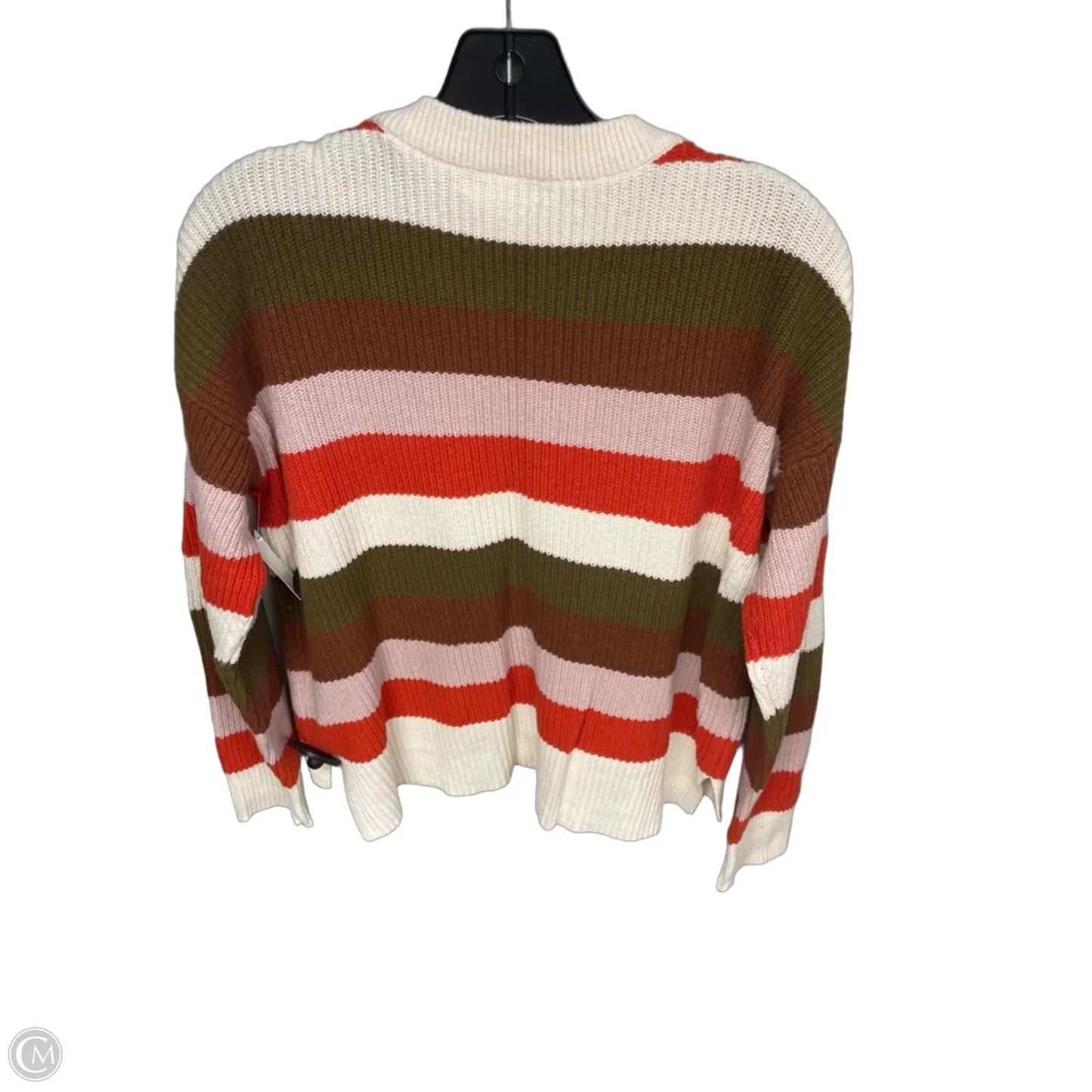 Sweater By Madewell In Orange & Pink, Size: M