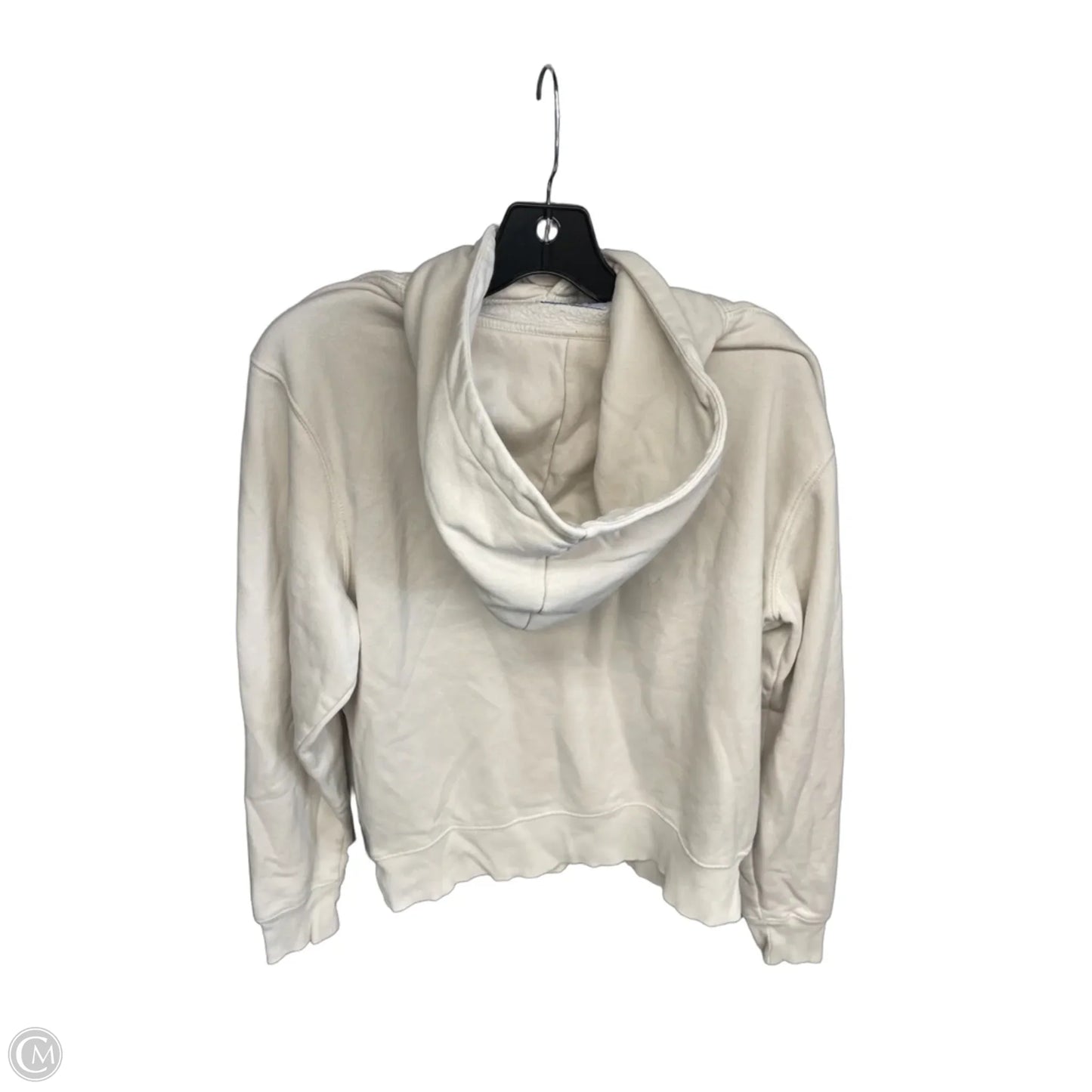Sweatshirt Hoodie By Old Navy In Cream, Size: S