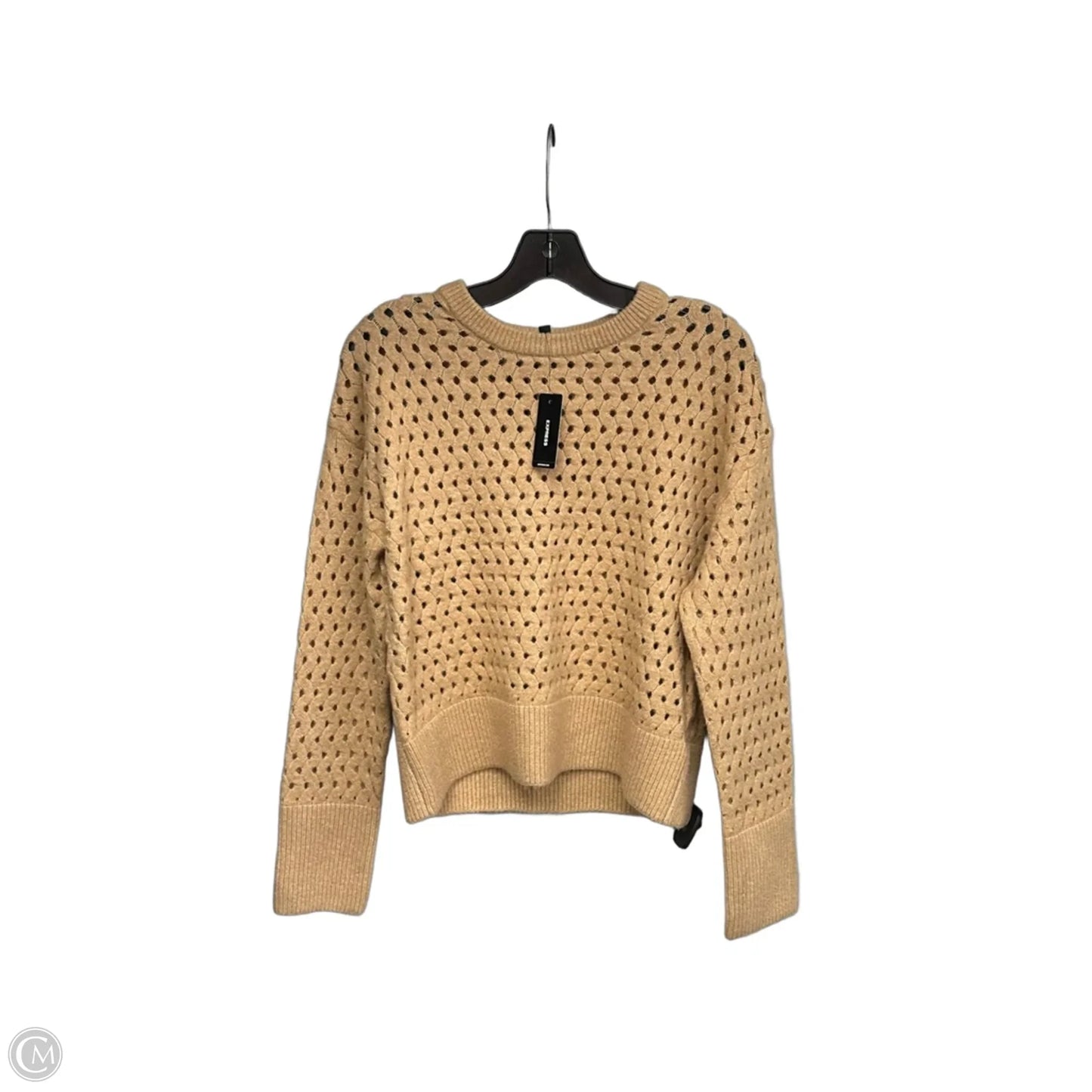 Sweater By Express In Tan, Size: Xs