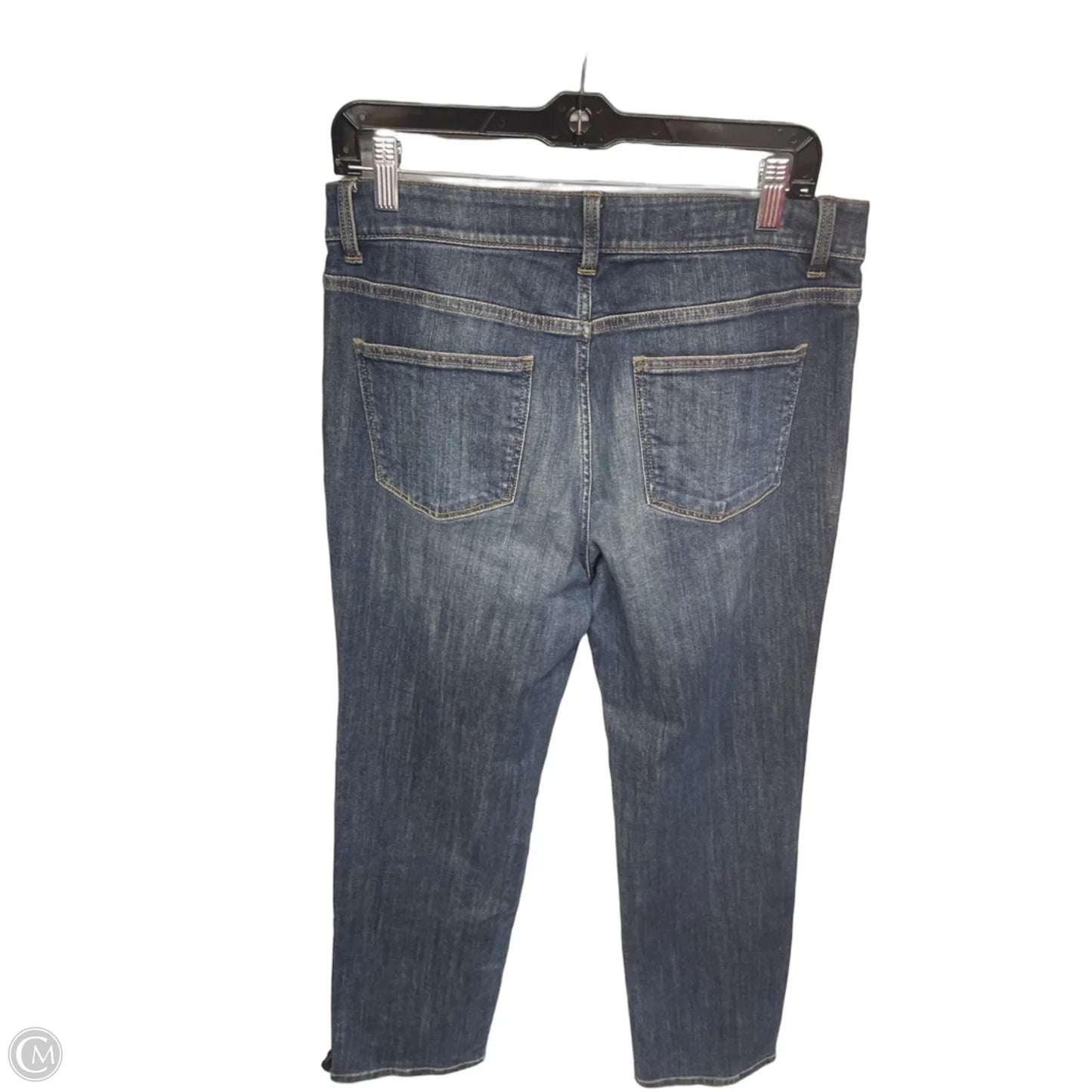 Jeans Straight By Talbots In Blue Denim, Size: 10
