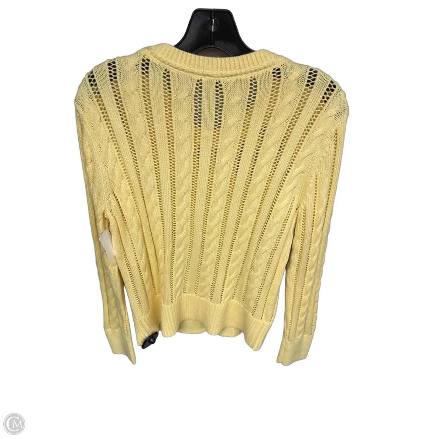 Sweater By Talbots In Yellow, Size: M