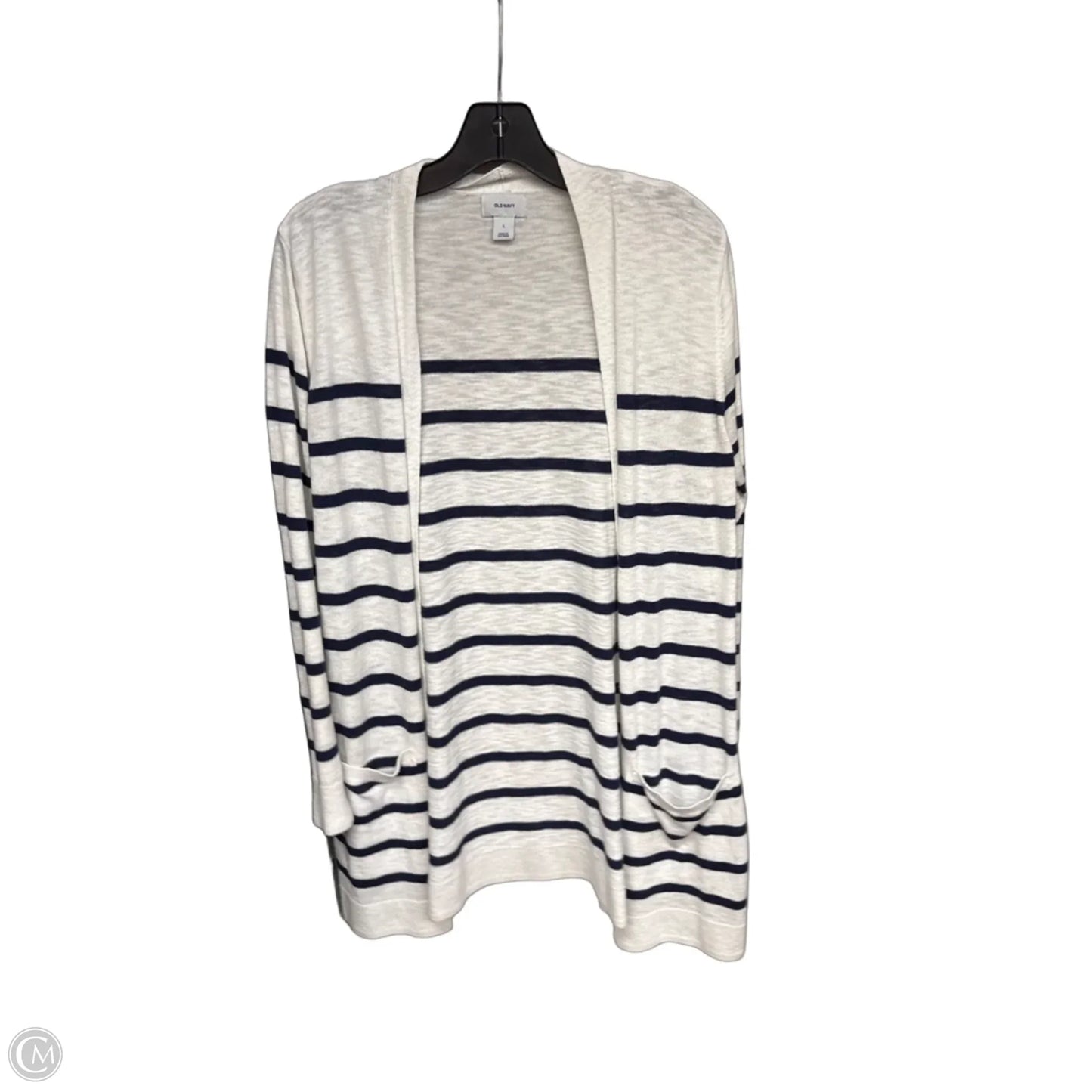 Cardigan By Old Navy In Blue & White, Size: L