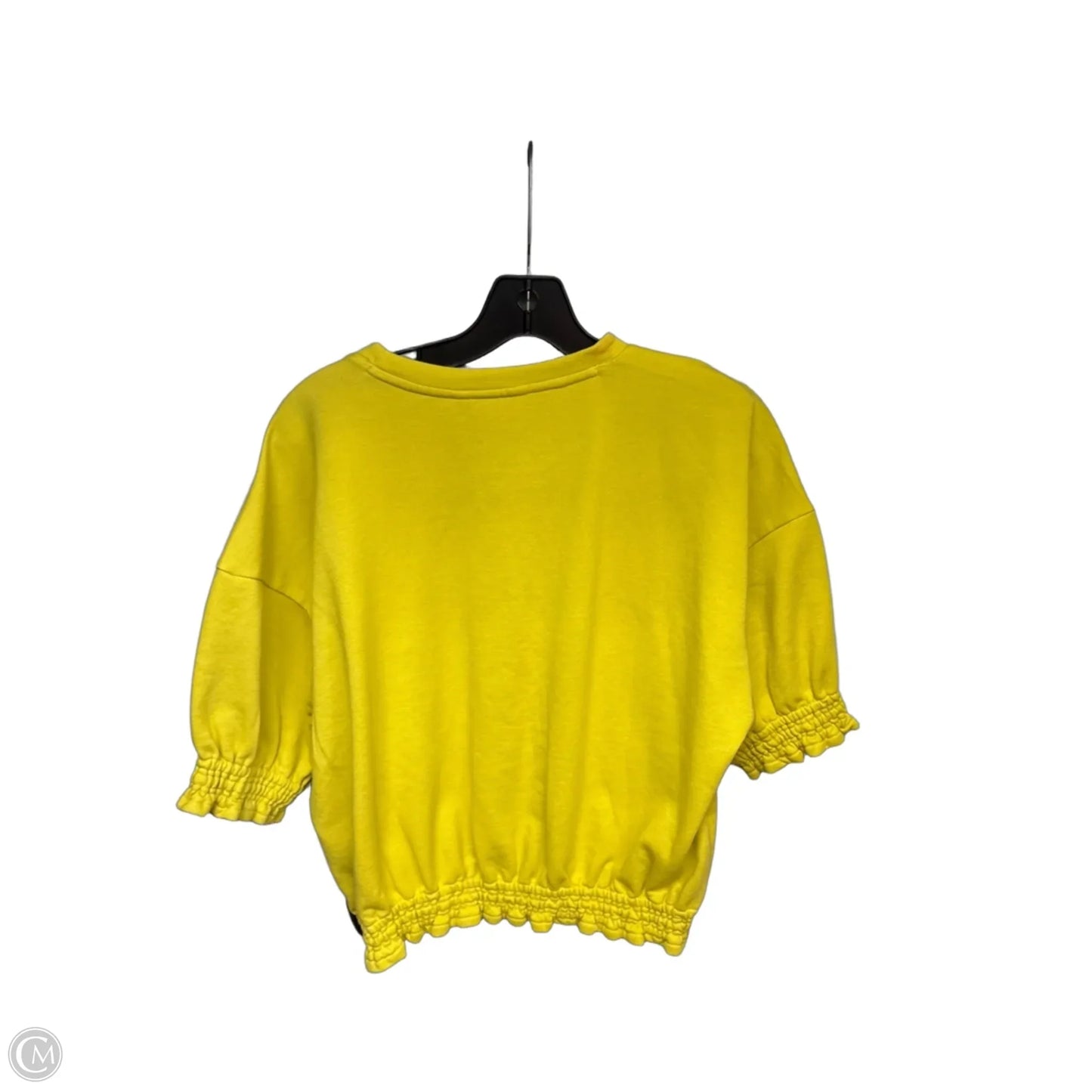 Top Short Sleeve By Maeve In Yellow, Size: S