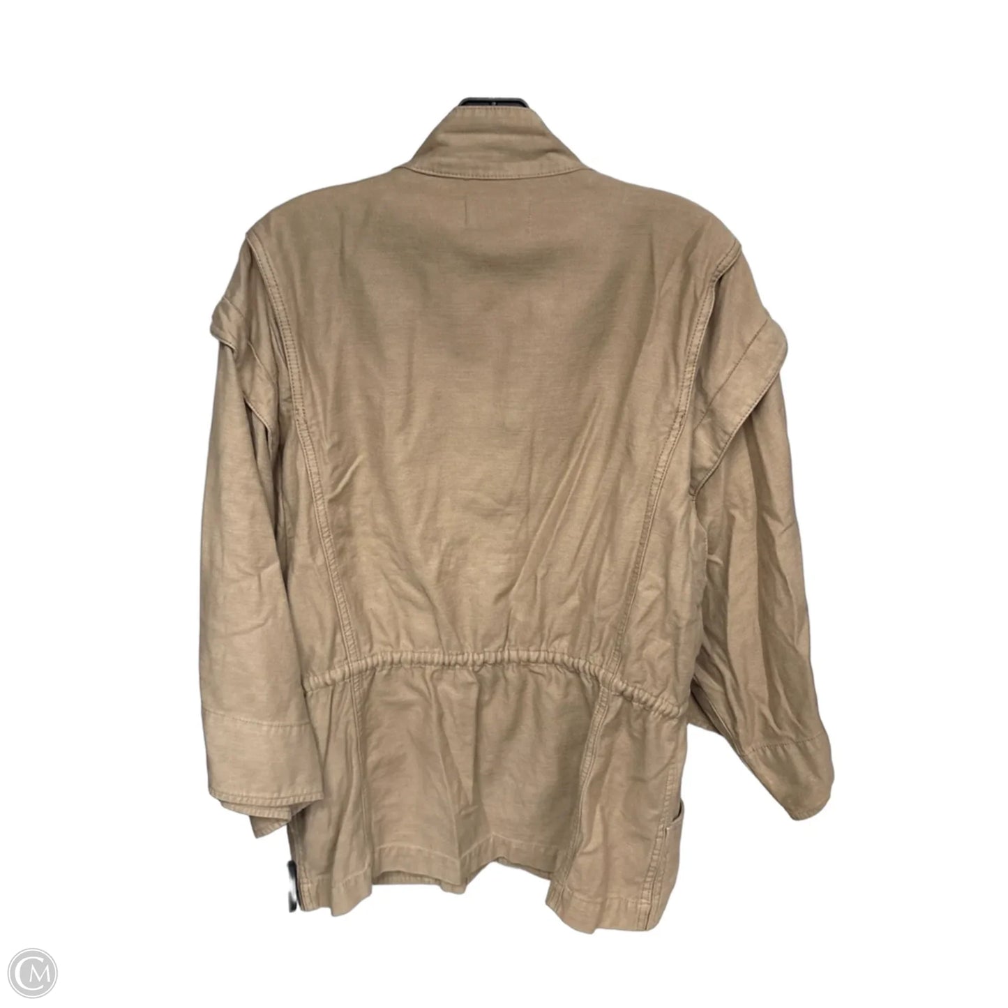 Jacket Denim By Frame In Tan, Size: Xs