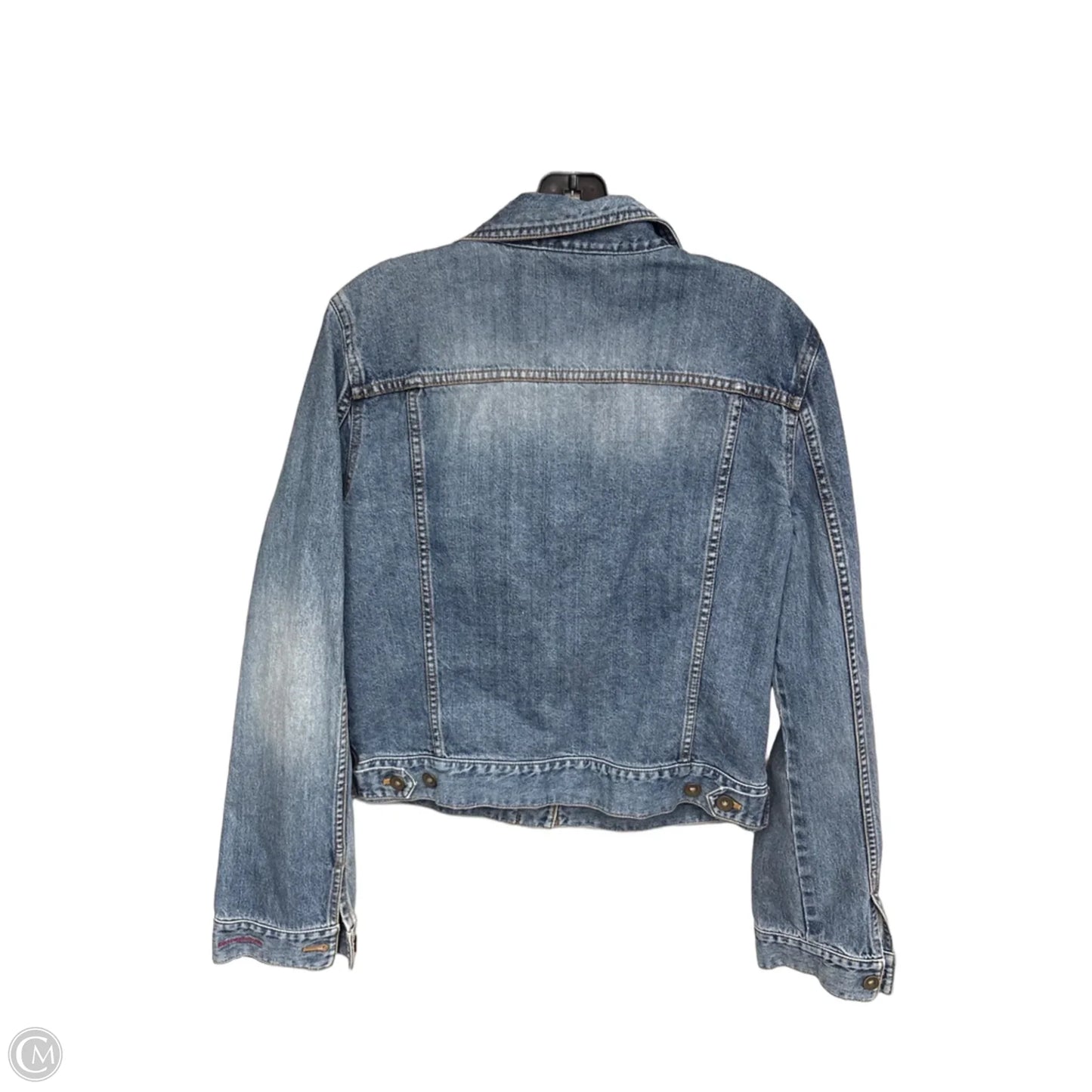 Jacket Denim By Dkny In Blue Denim, Size: Xl