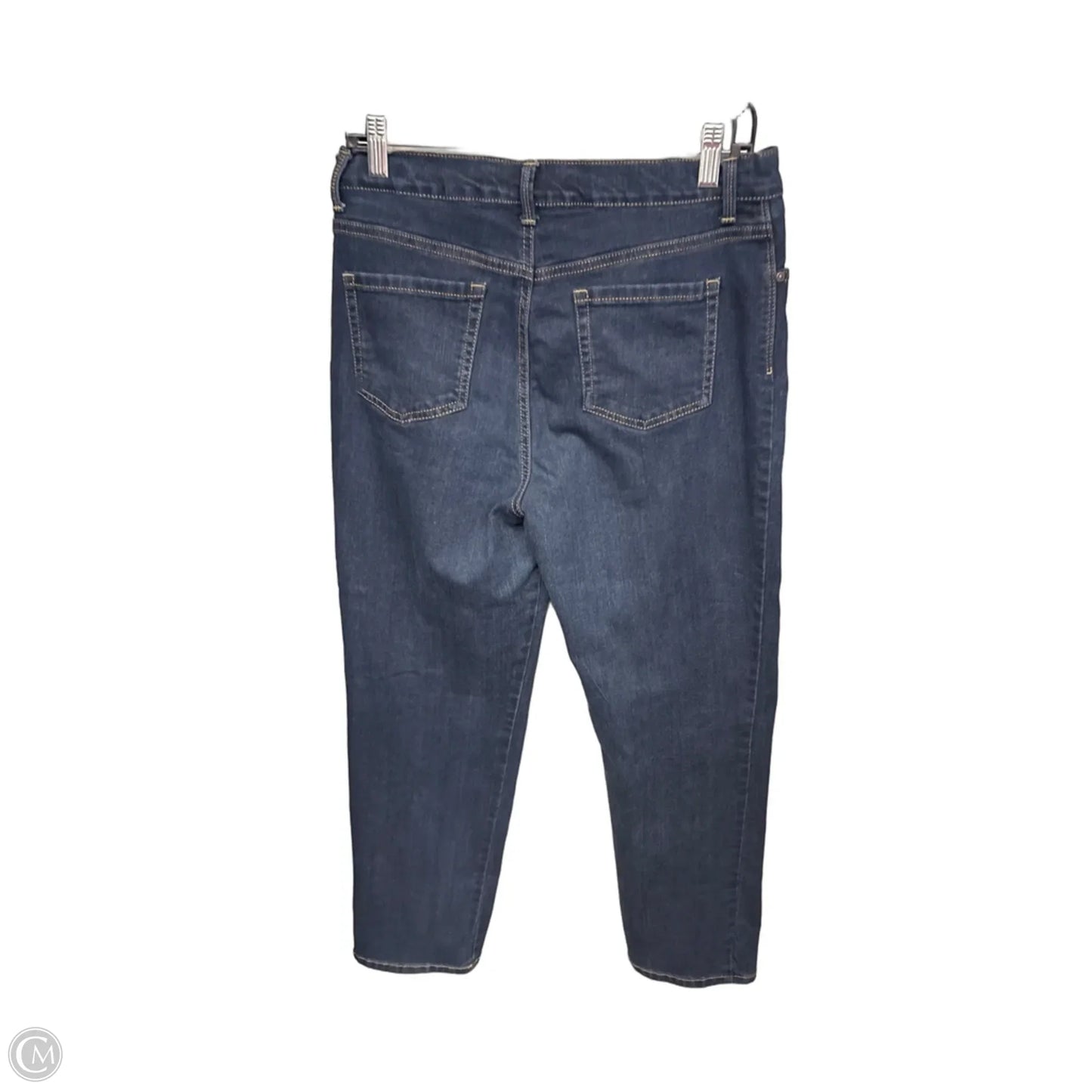 Jeans Straight By Gloria Vanderbilt In Blue Denim, Size: 12p